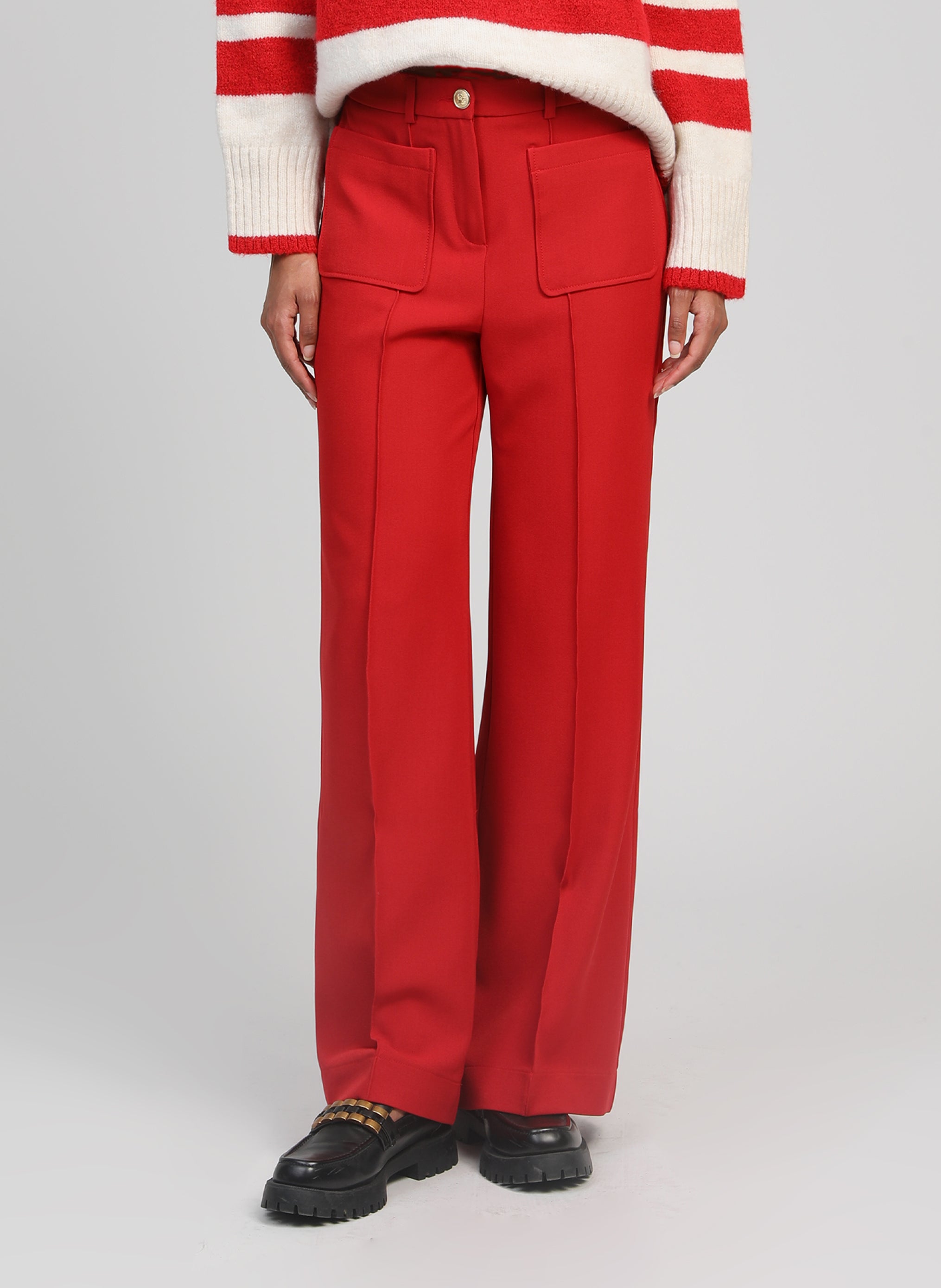 PANTALON PHILICIA rouge