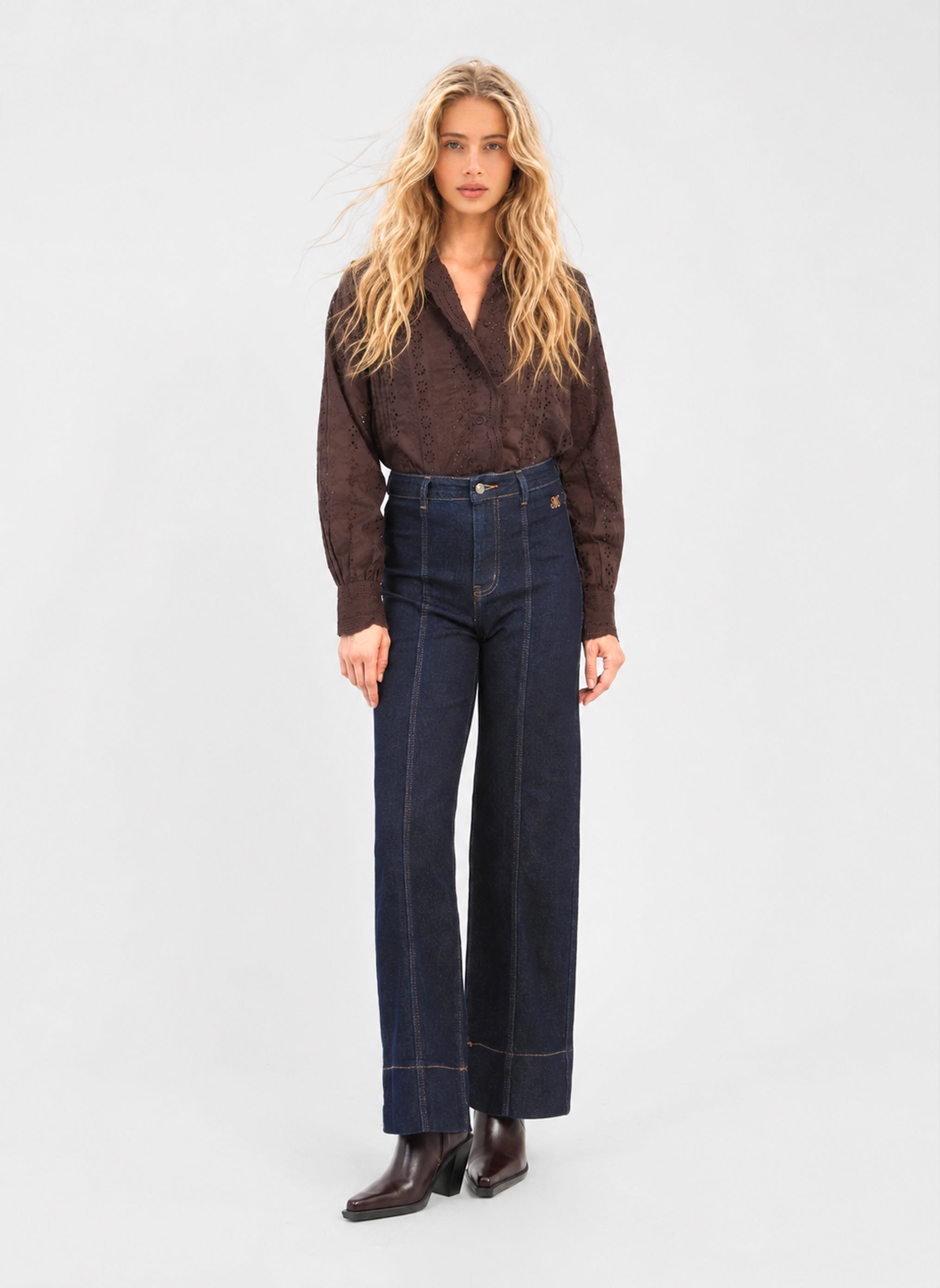PANTALON PIPLIS JEAN brut