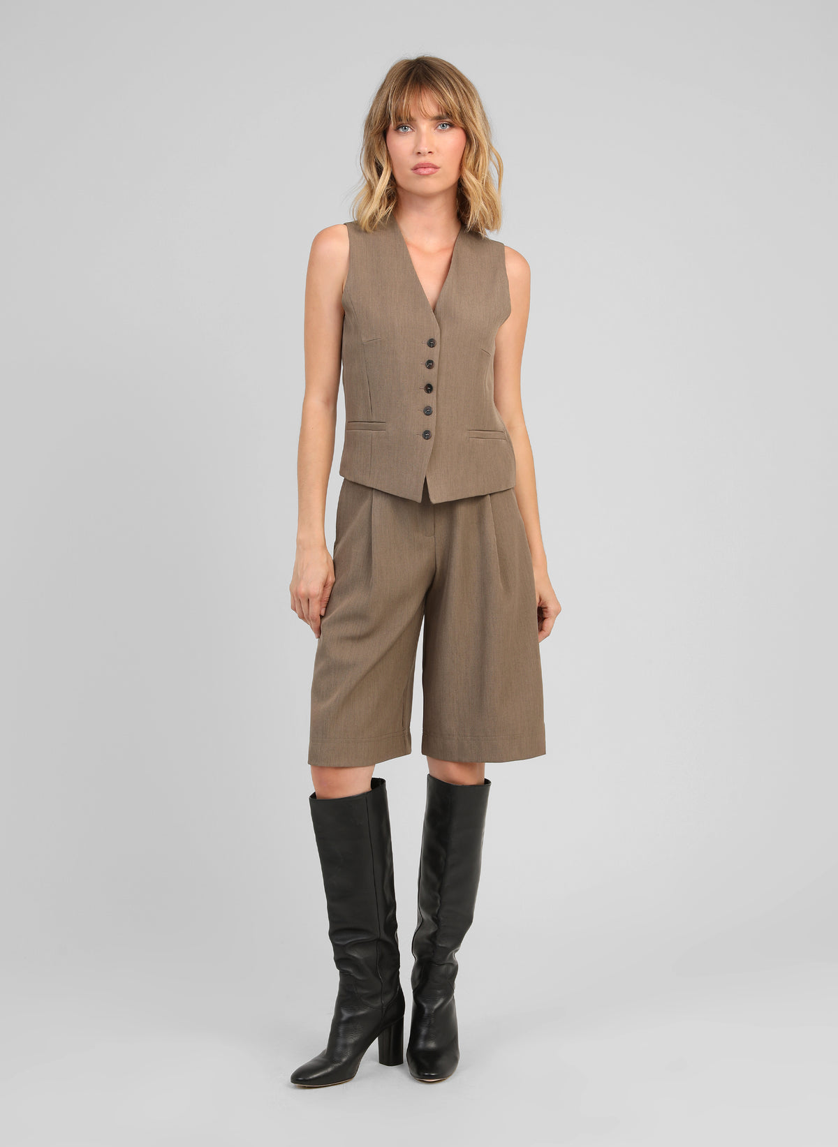 BERMUDA POZITA taupe