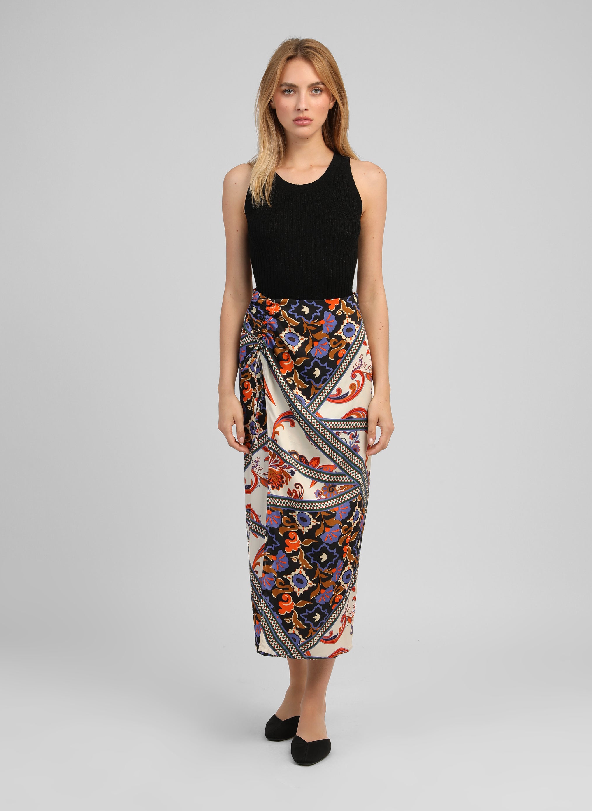 JUPE LONGUE RILAM calmira ecru
