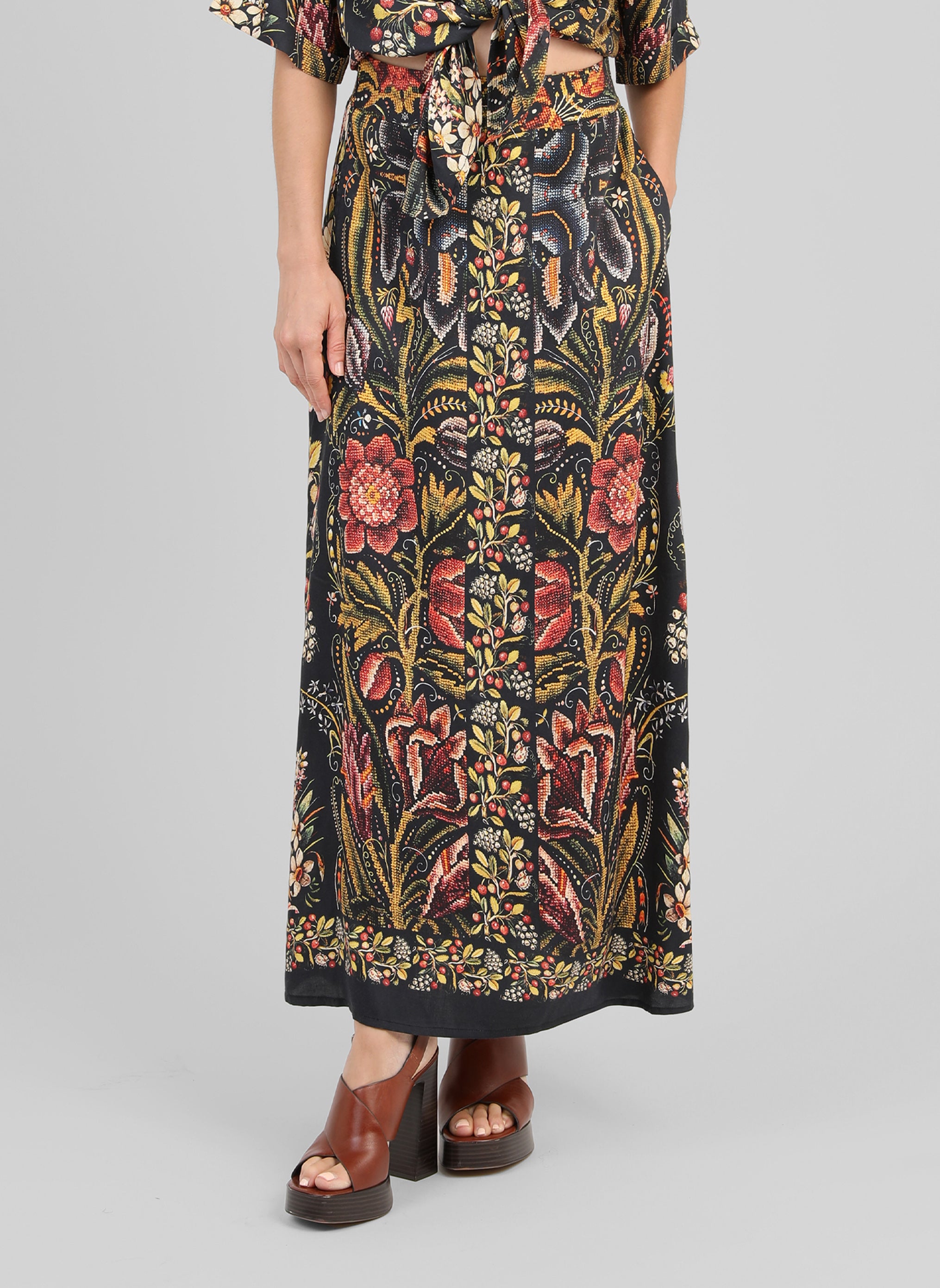 JUPE LONGUE ROBILIANE henrietta multi