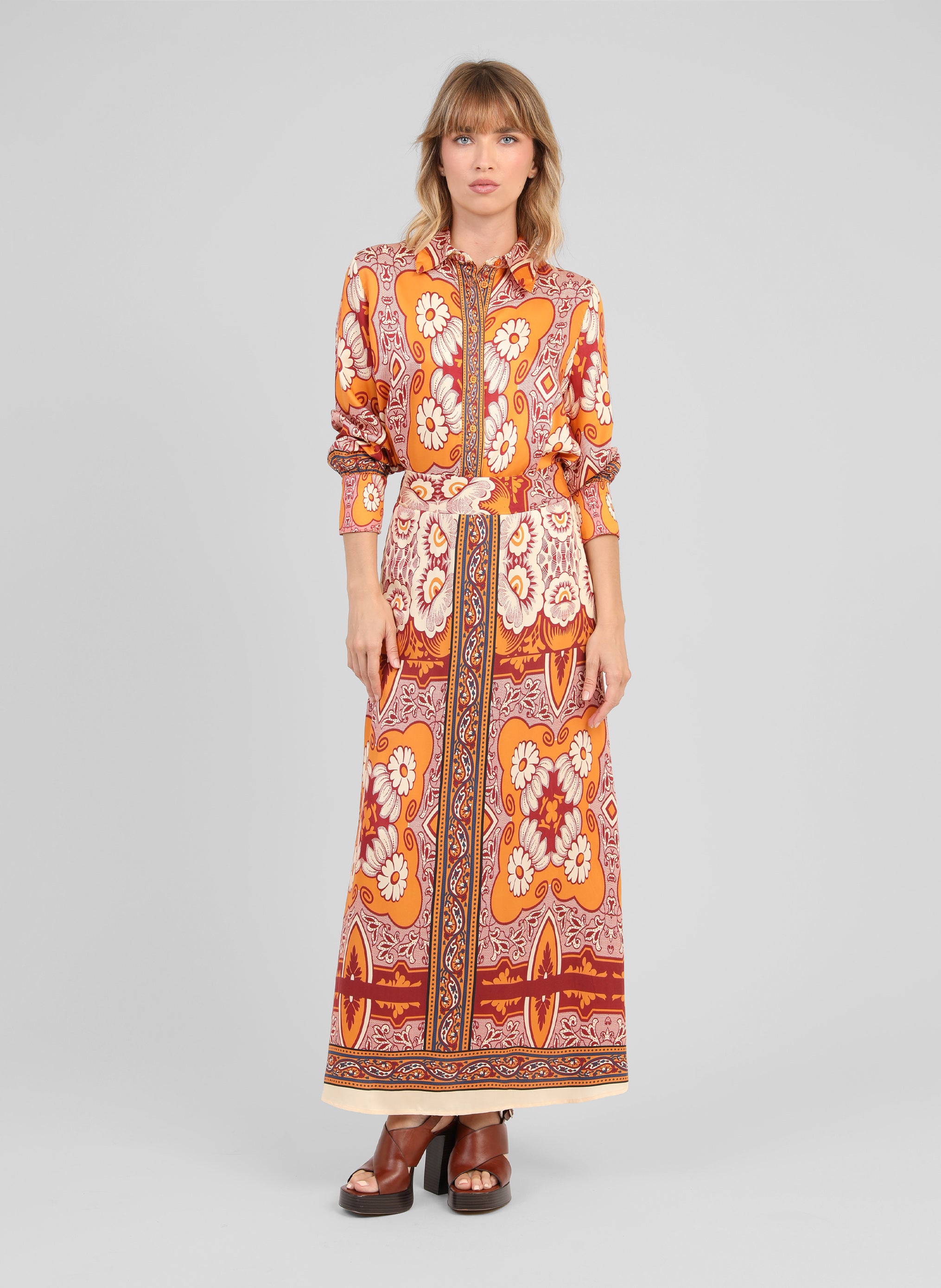 CHEMISE SARILANA vitali orange