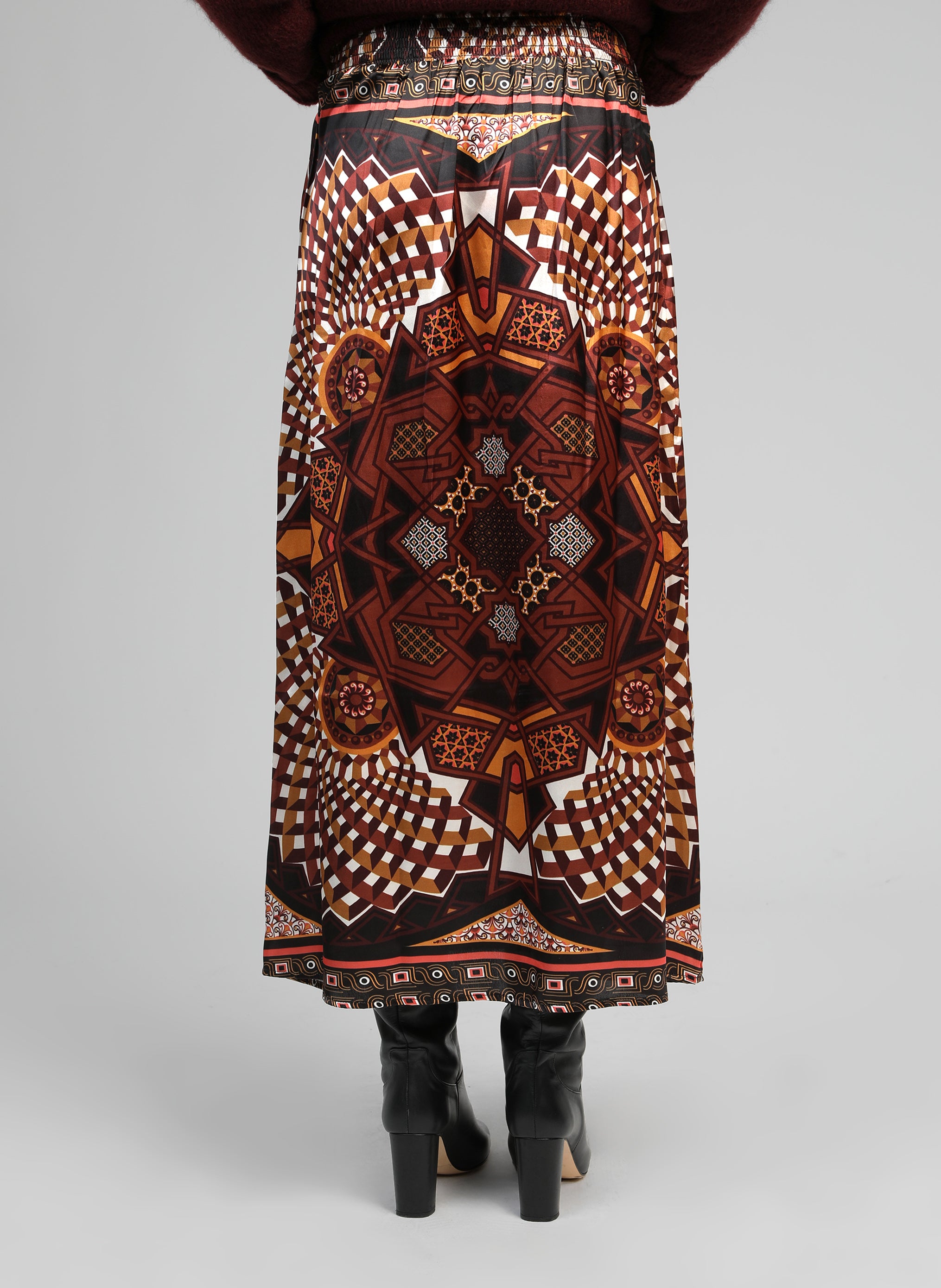 JUPE LONGUE ROBY kalei caramel