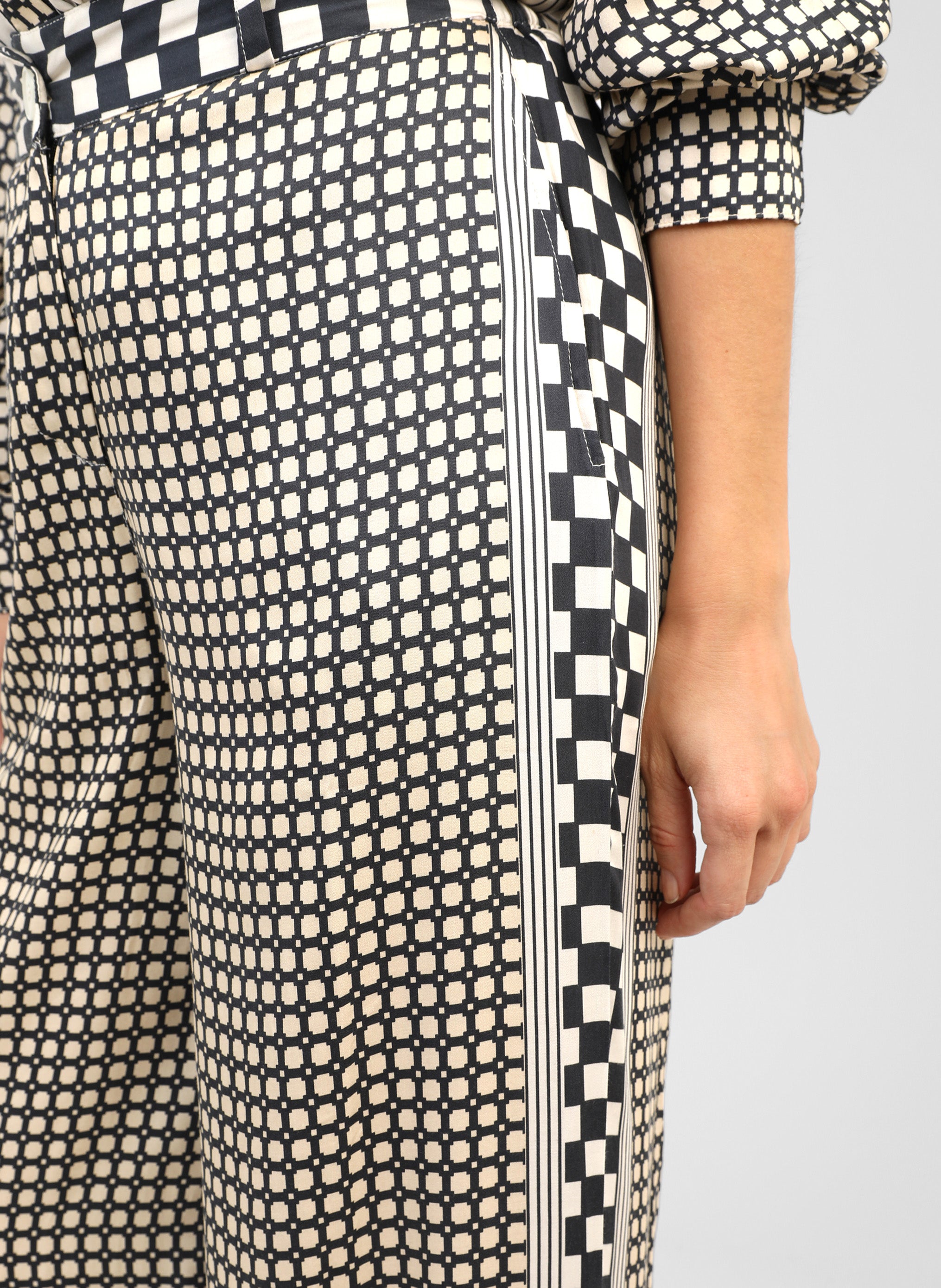 PANTALON ROMYLANE graphilo ecru