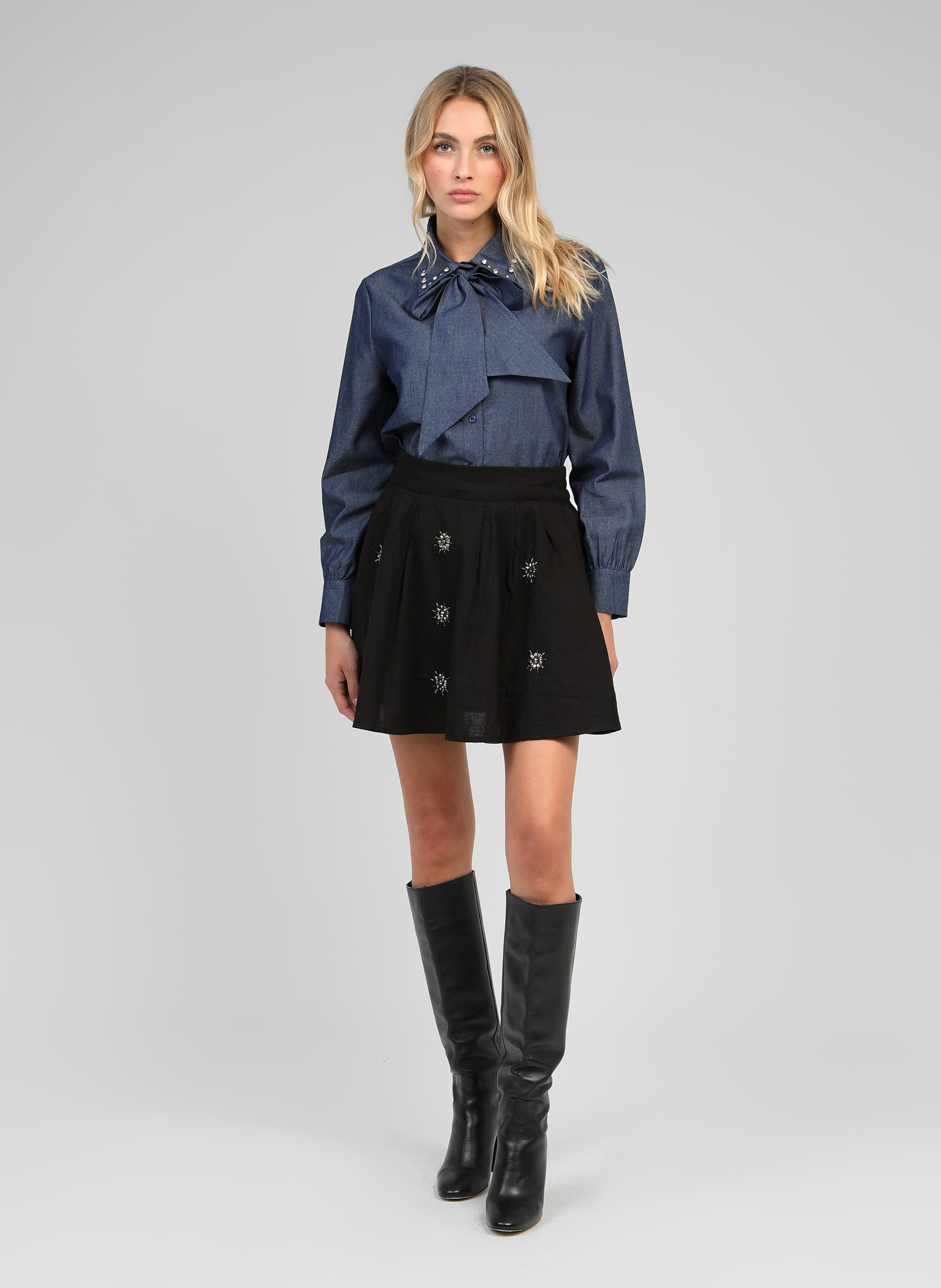 Short skirt ROSALIA black