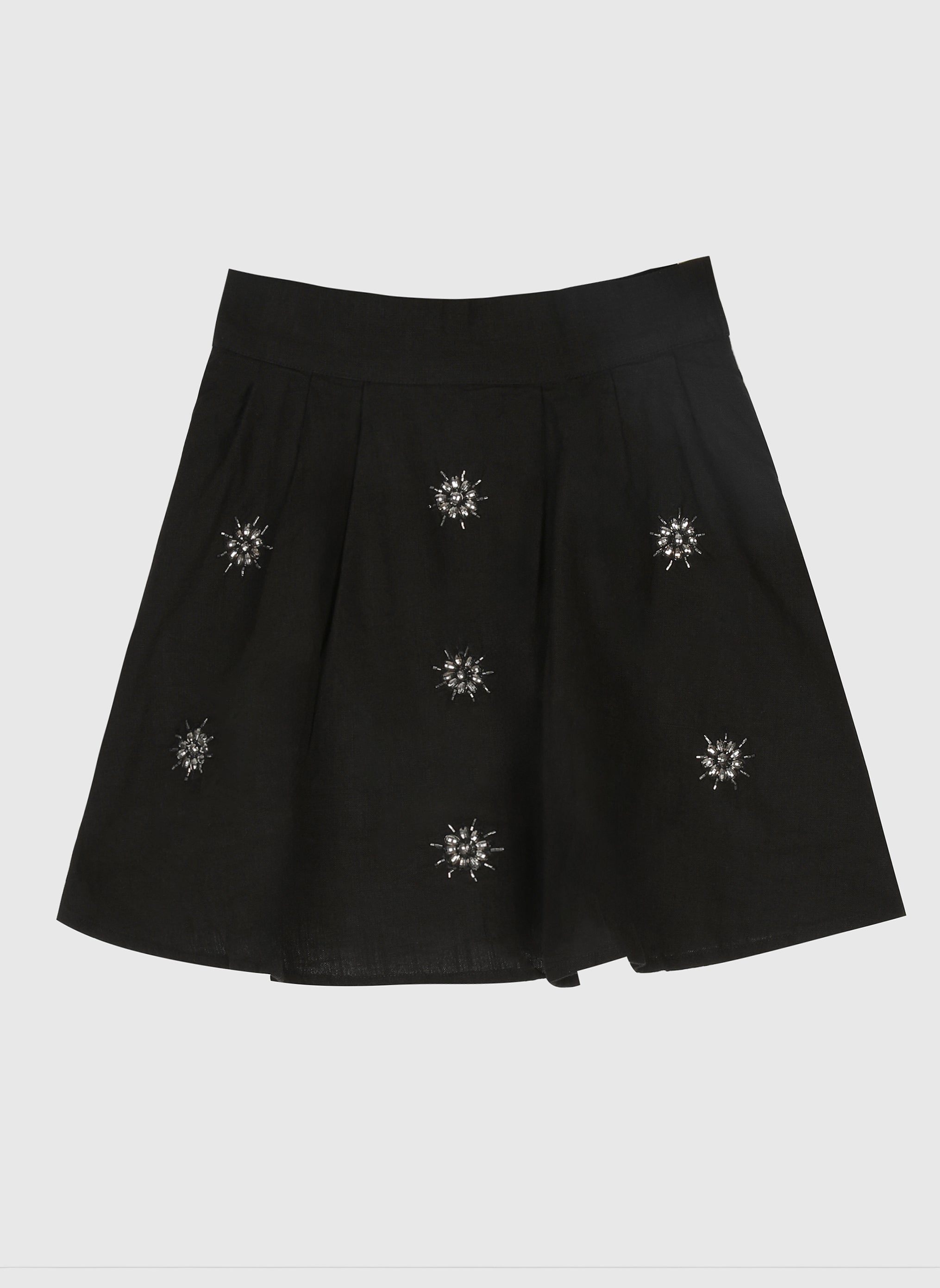 JUPE COURTE ROSALIA noir