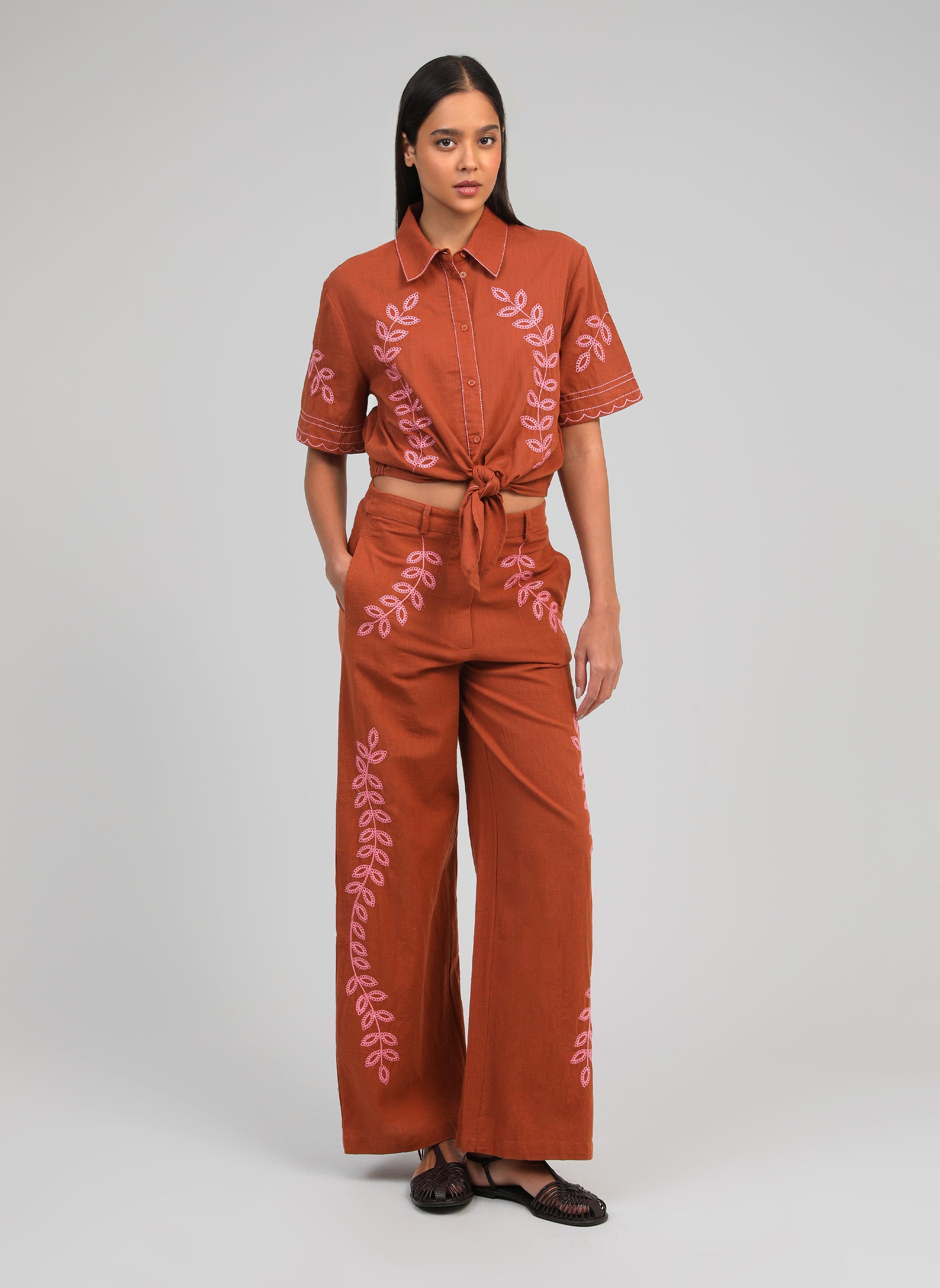 PANTALON ROSSALIE caramel