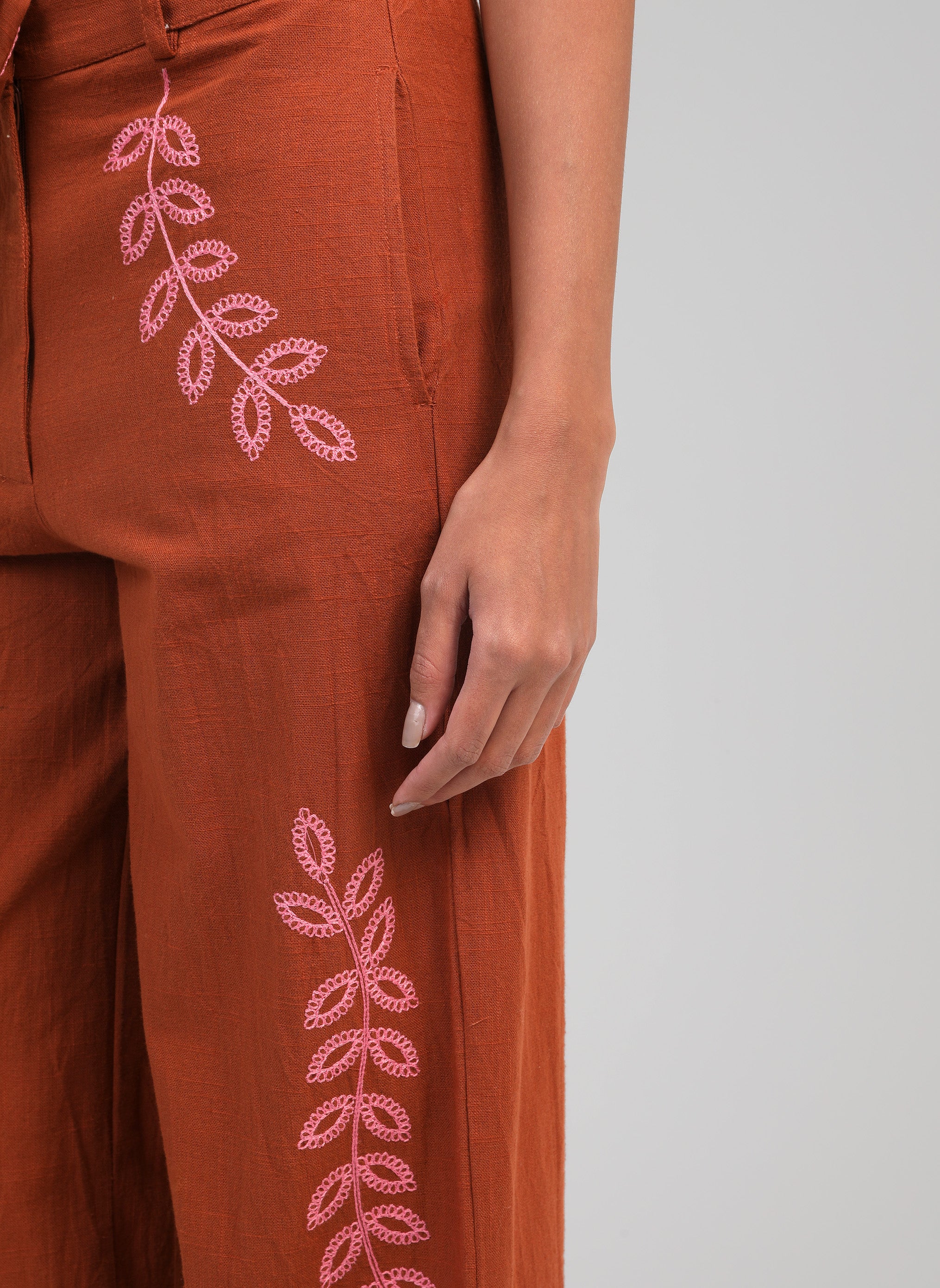 PANTALON ROSSALIE caramel