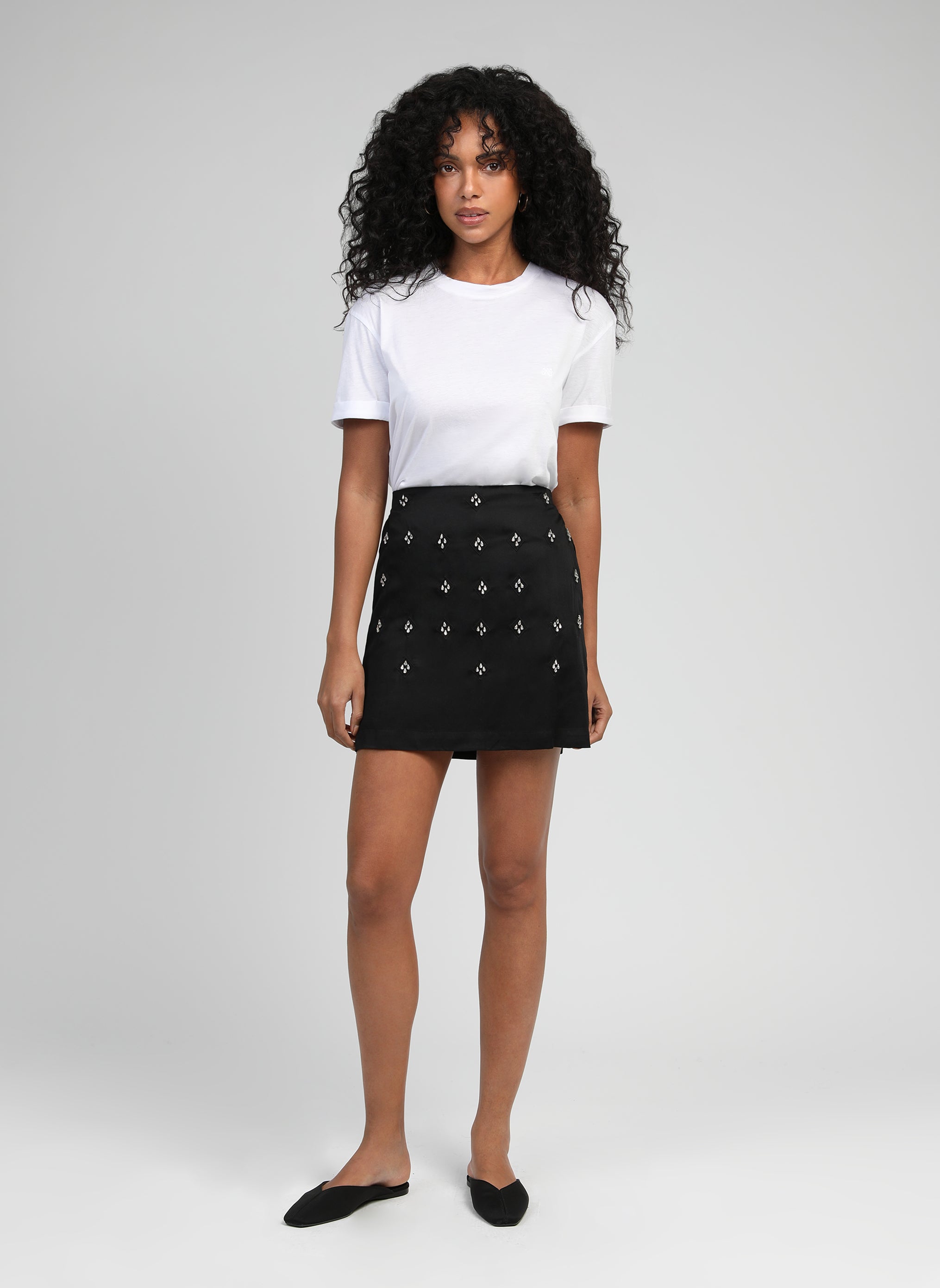 JUPE COURTE ROWEL noir
