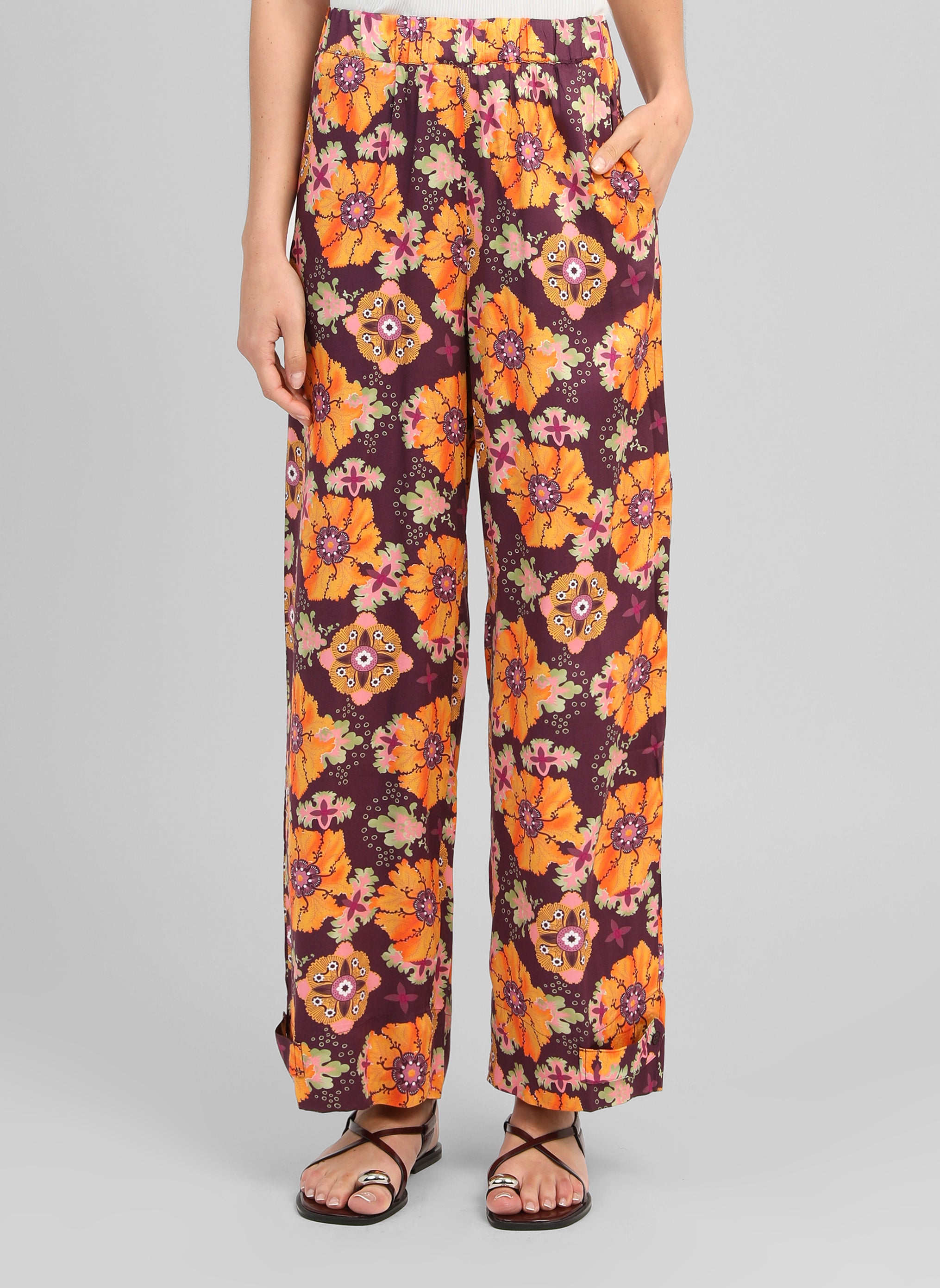 PANTALON ROZENA mandalia violine