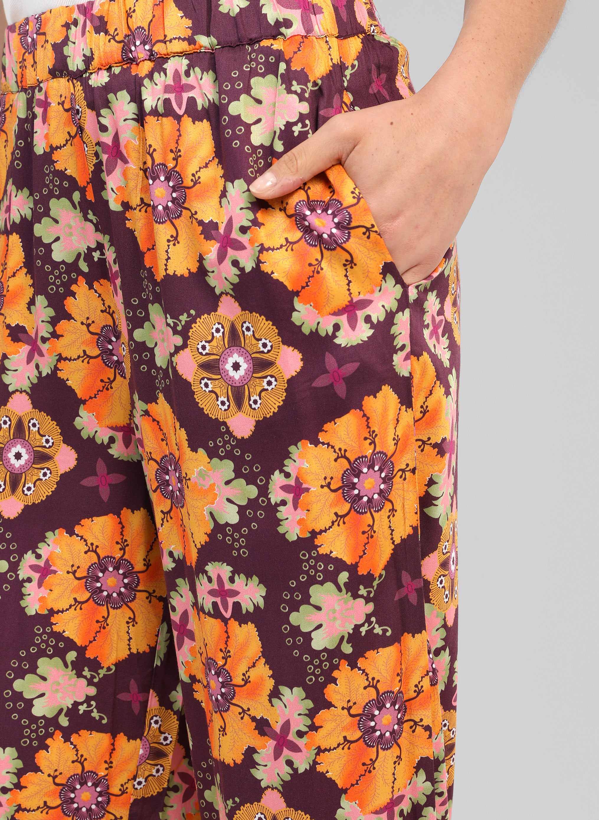PANTALON ROZENA mandalia violine