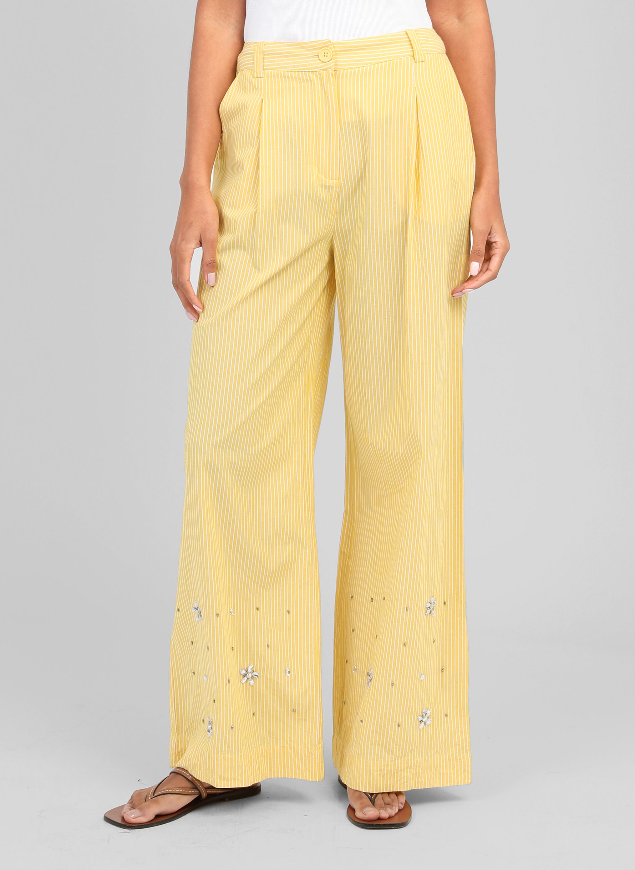 PANTALON RYLANA jaune