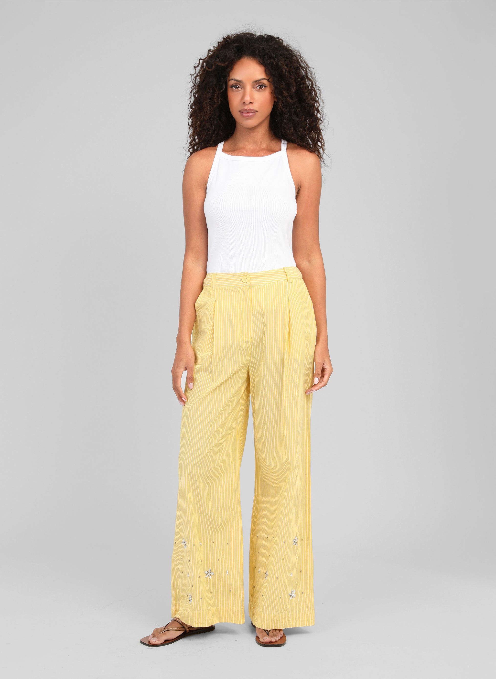 PANTALON RYLANA jaune
