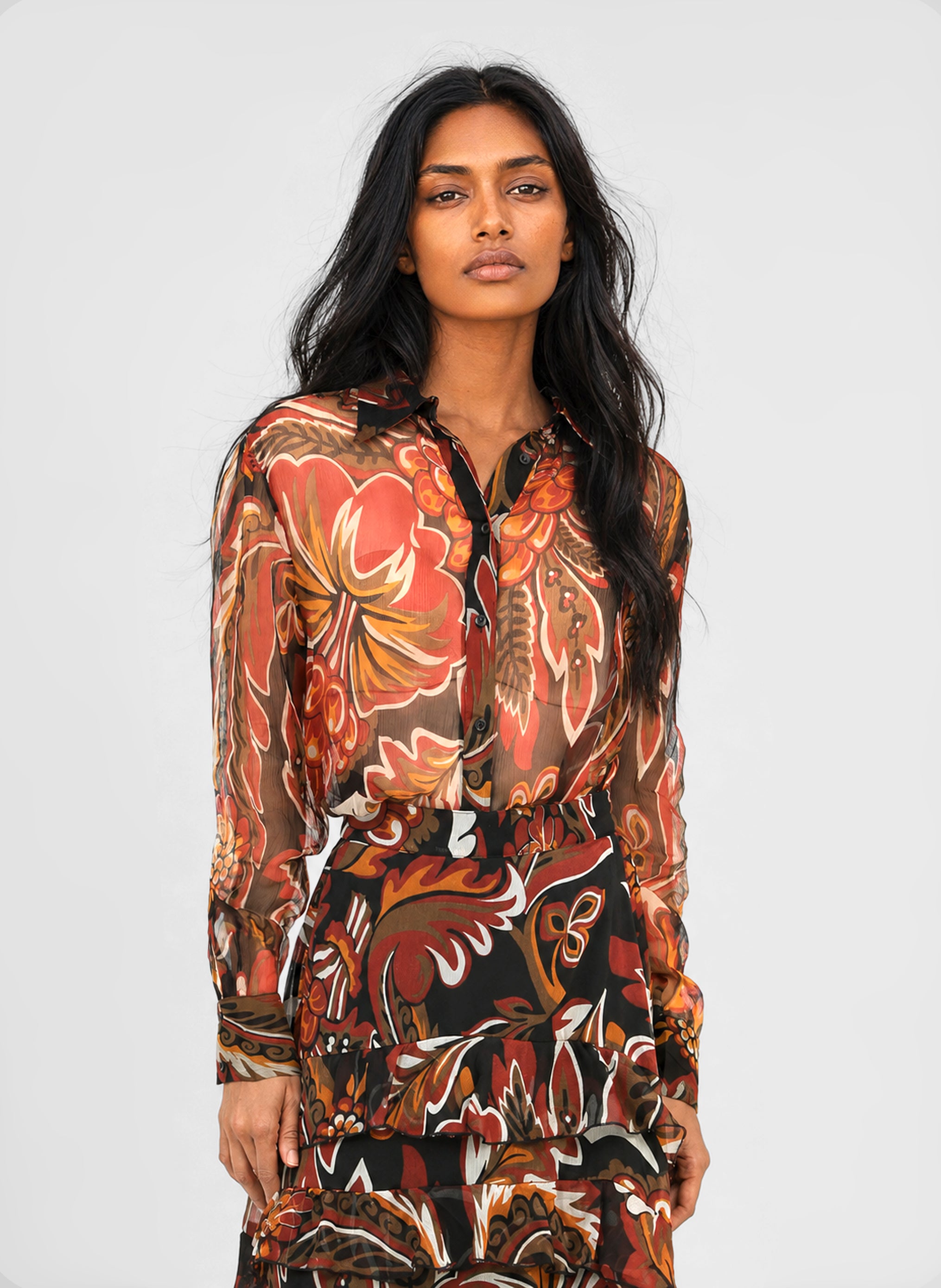 SABELYNA SHIRT, Black Tosca