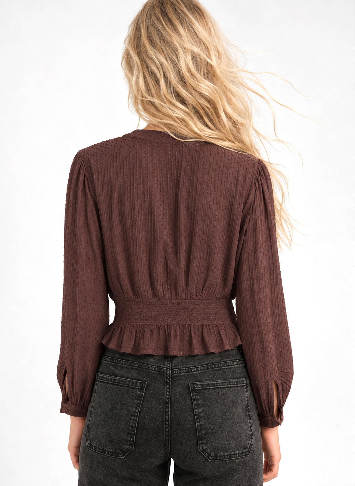 BLUSA SADIANE marrón