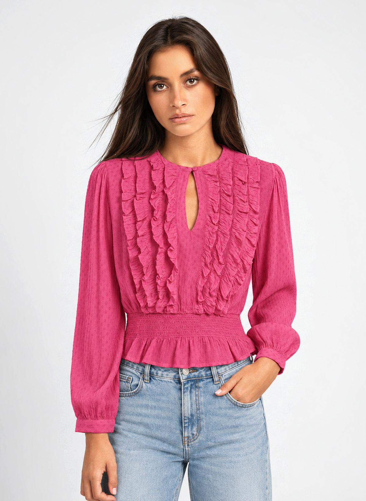 BLOUSE SADIANE rose