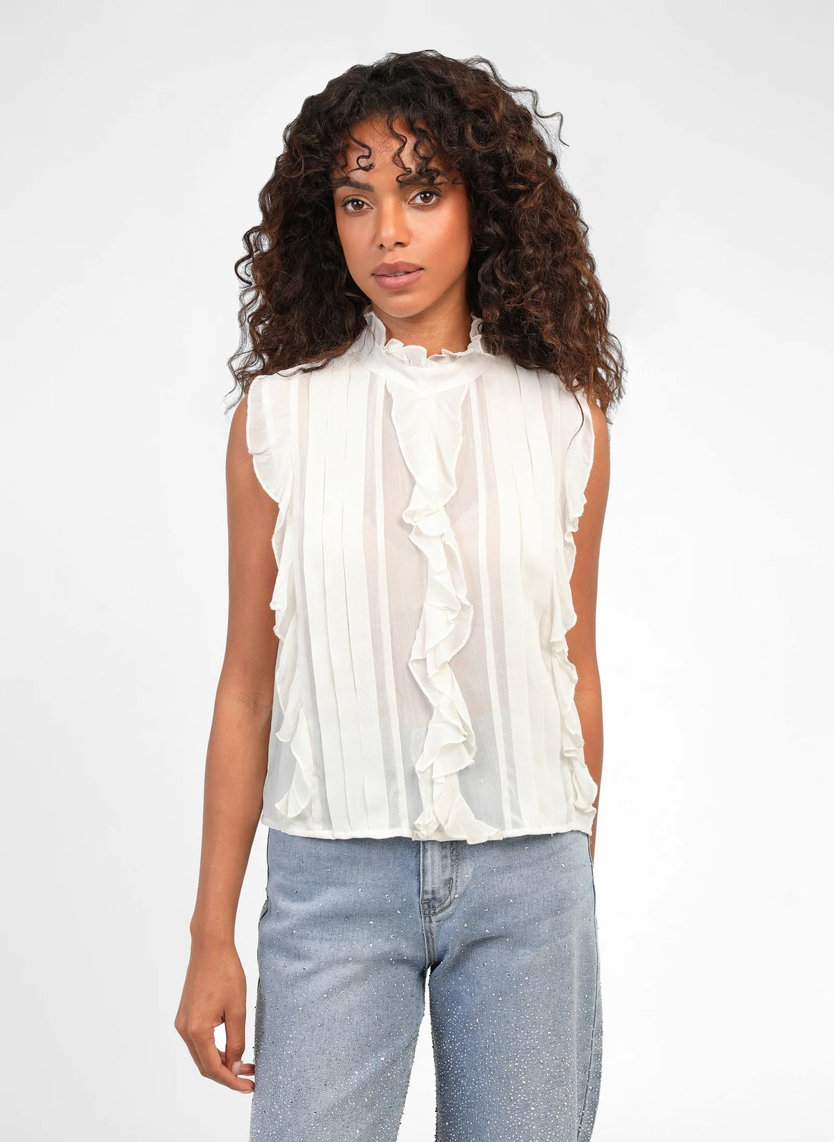TOP SAHANIE écru