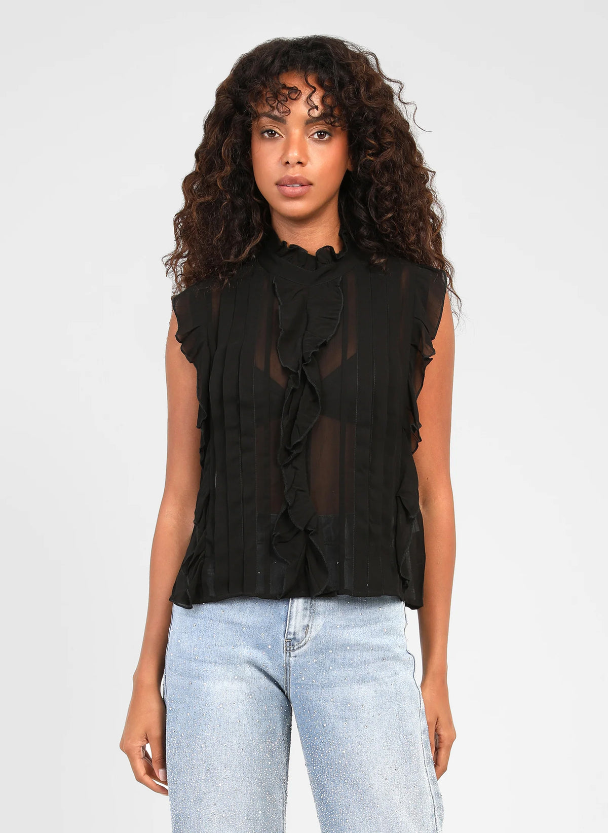 TOP SAHANIE noir