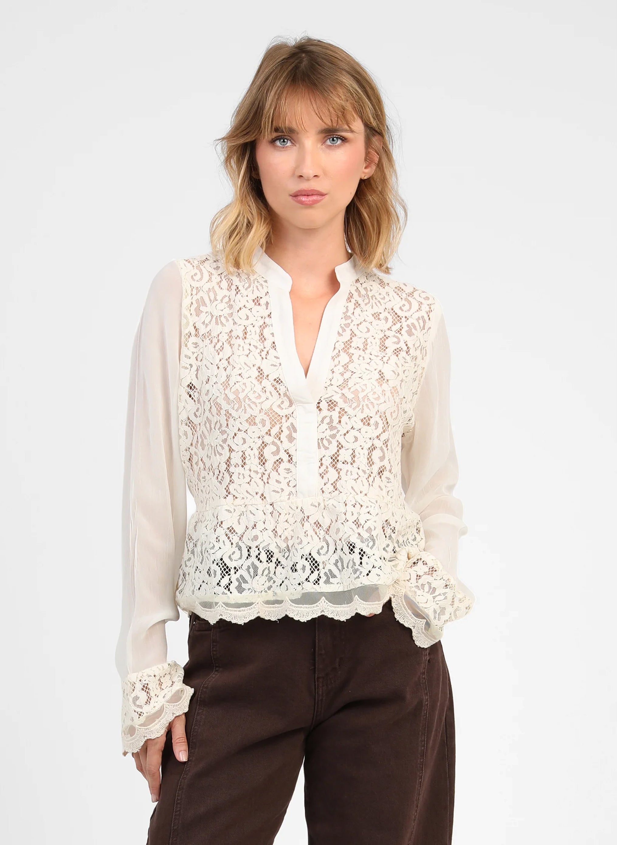 CAMISA SALAMA color crudo