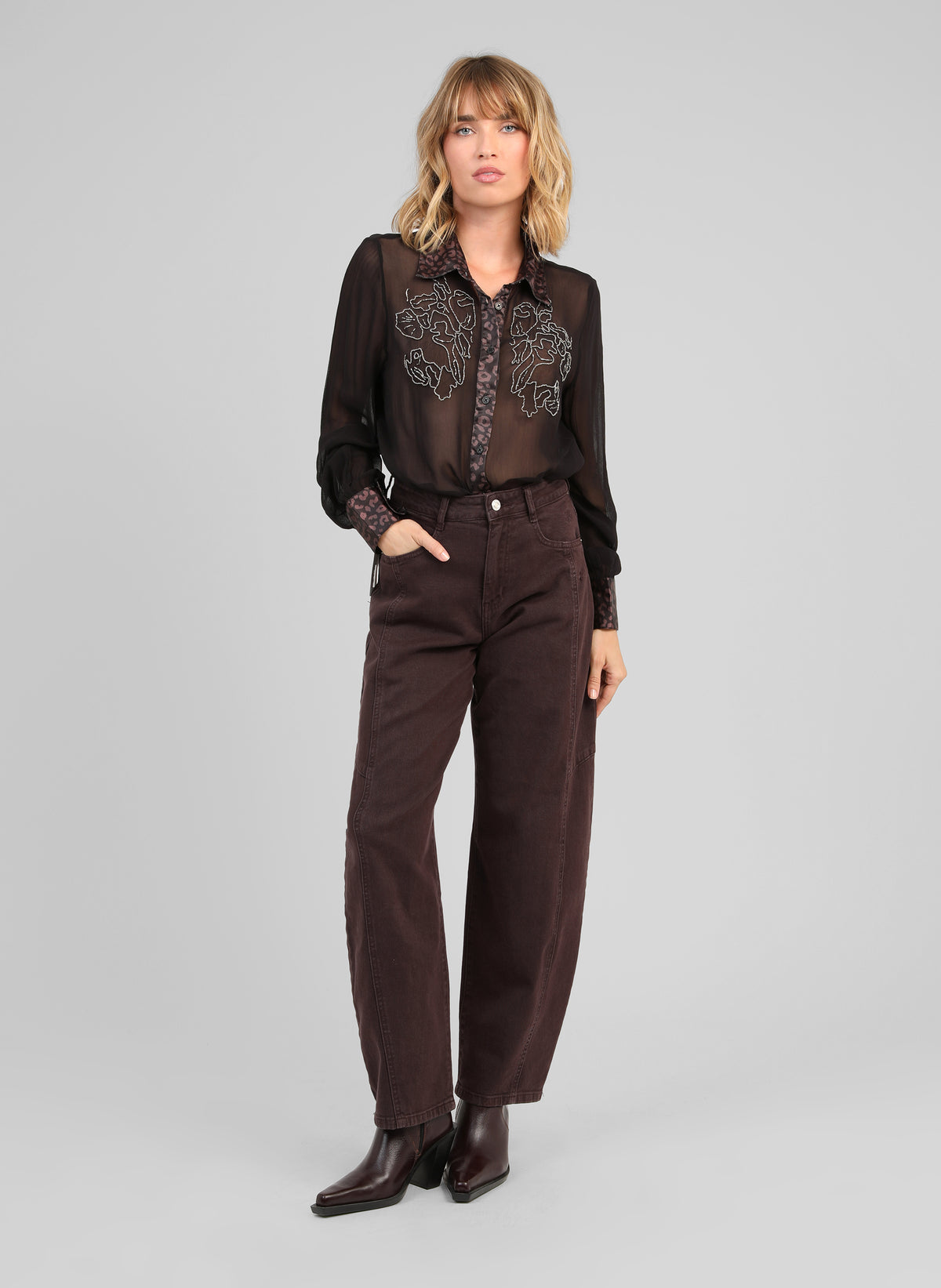 CHEMISE SALAMBA noir