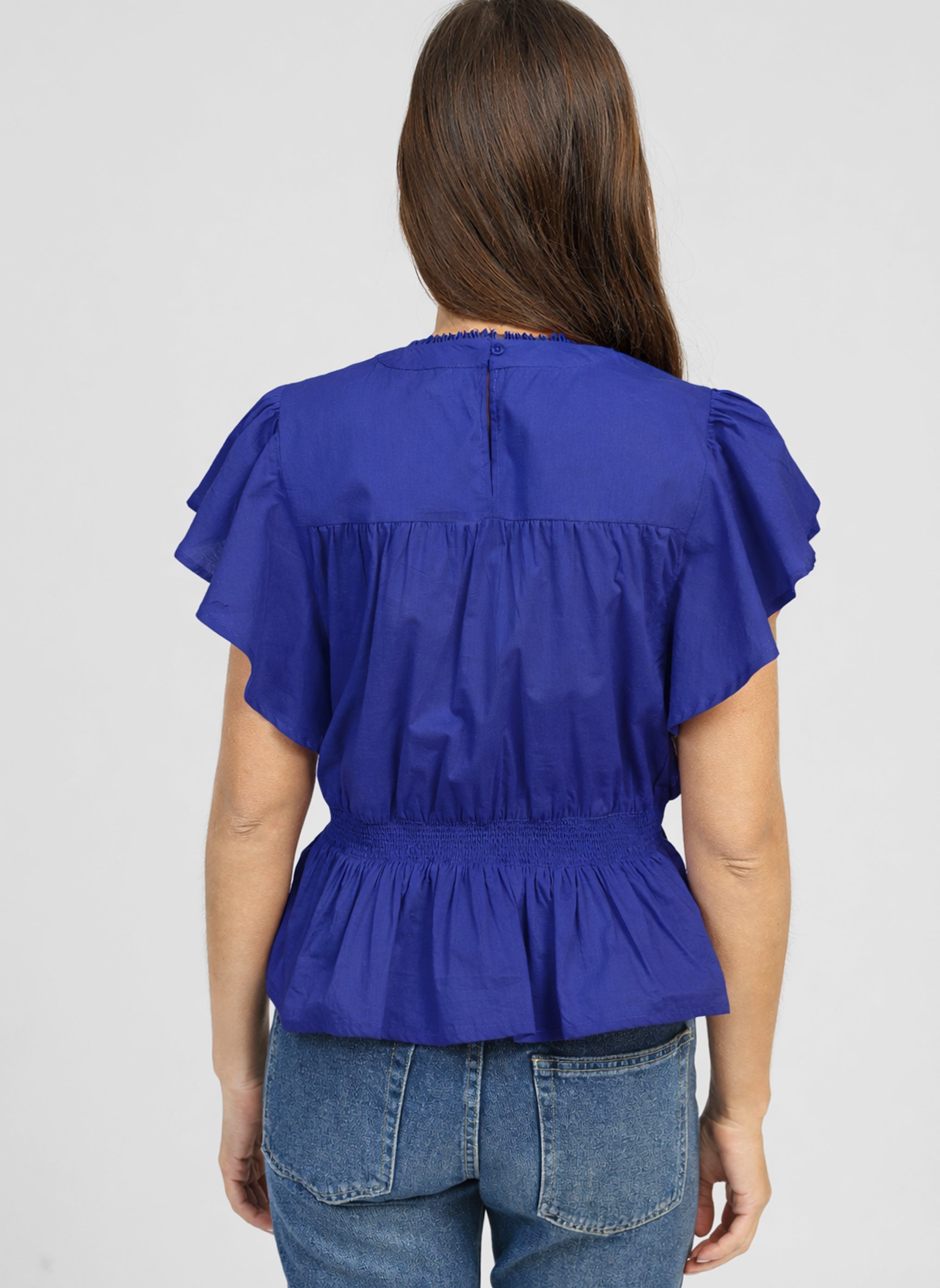 BLOUSE SALEKINA indigo