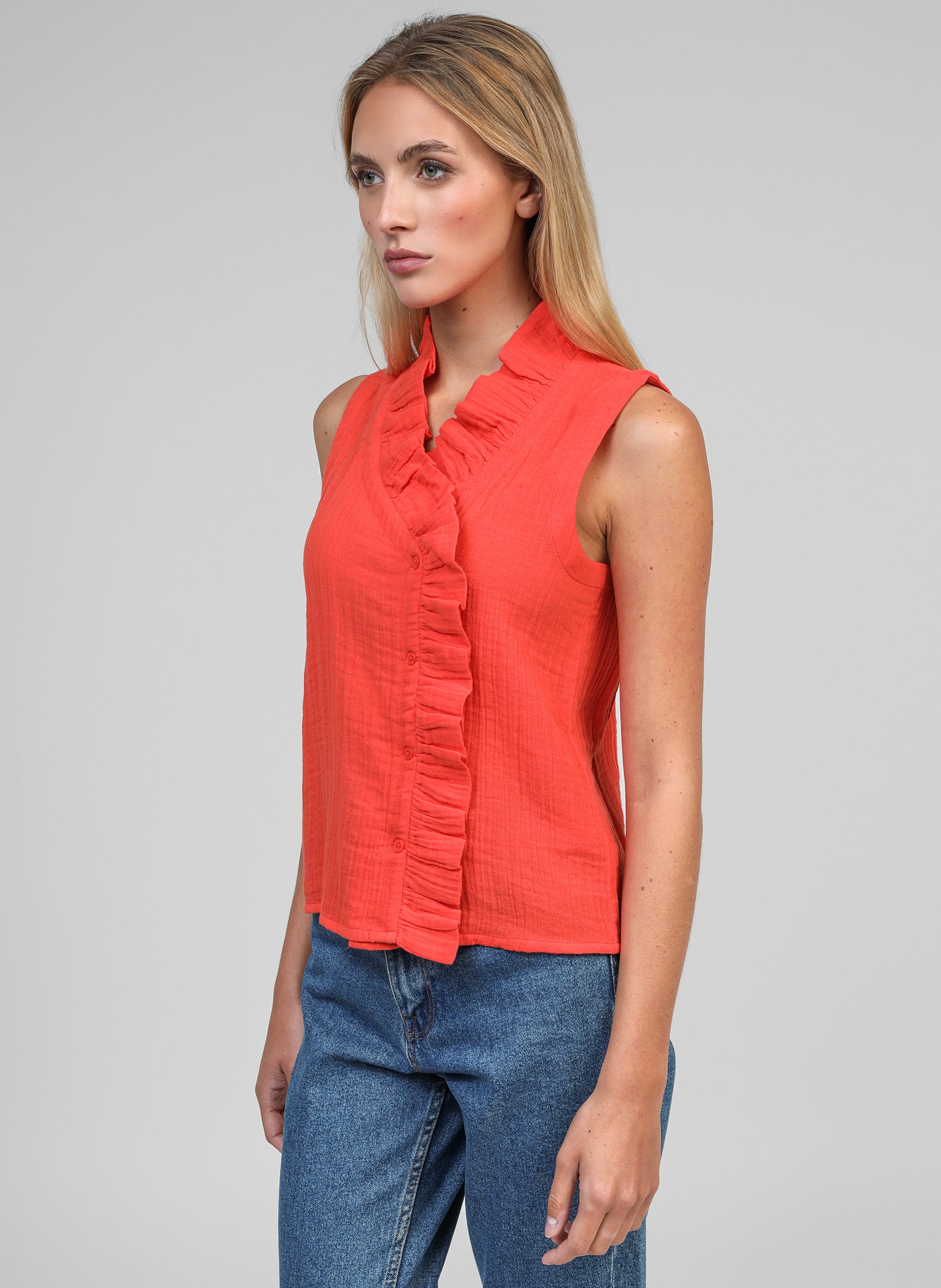 CHEMISE SILOE orange