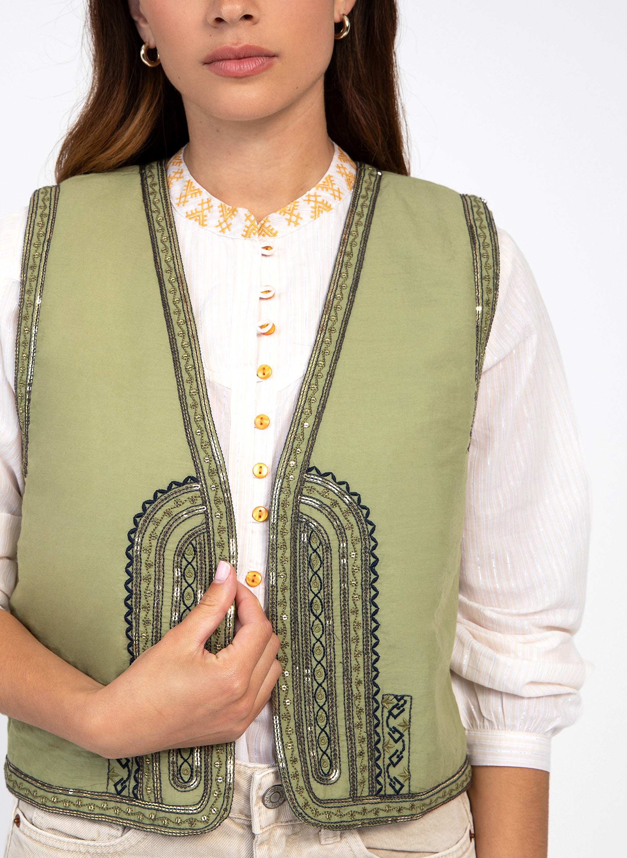 SALOMA olive jacket