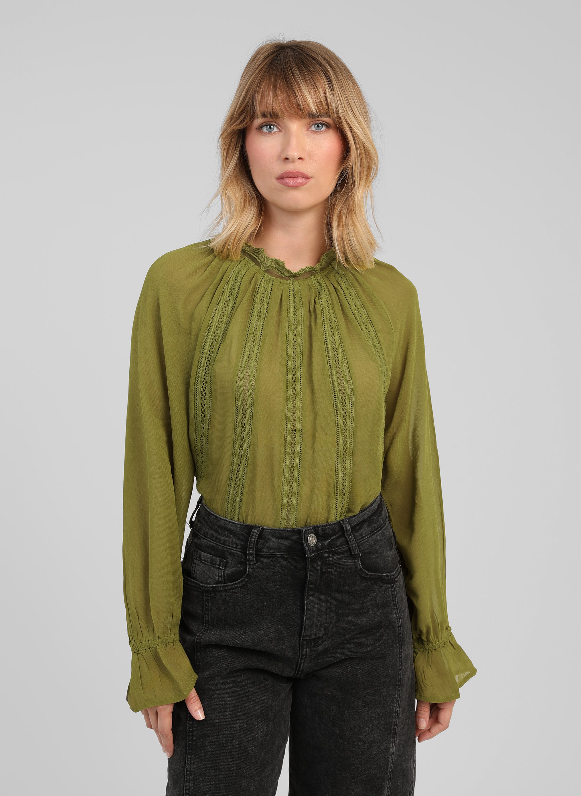BLOUSE SALOUNA matcha