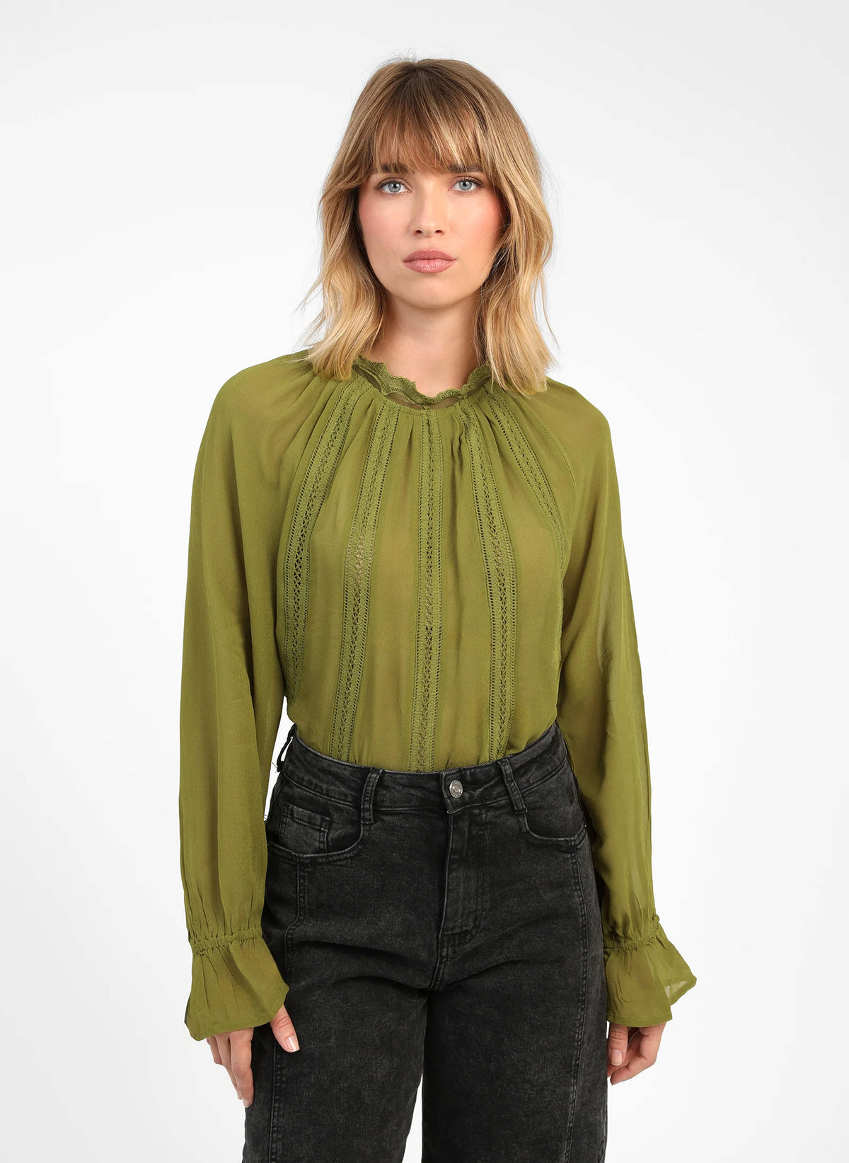 BLOUSE SALOUNA matcha