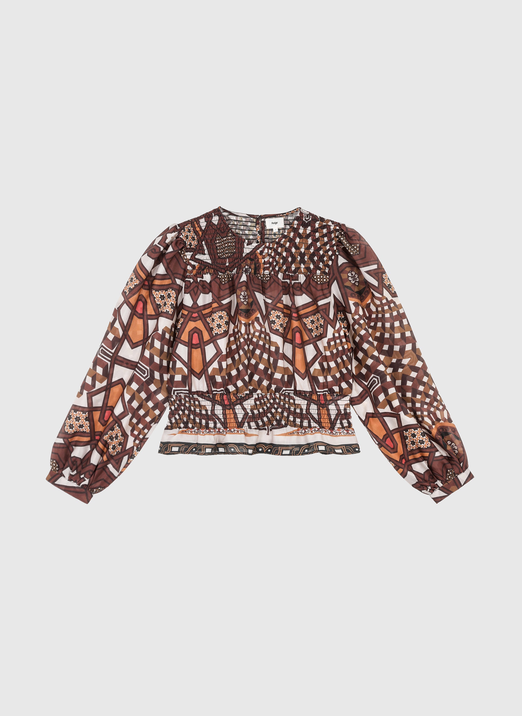 BLOUSE SALVAT kalei caramel
