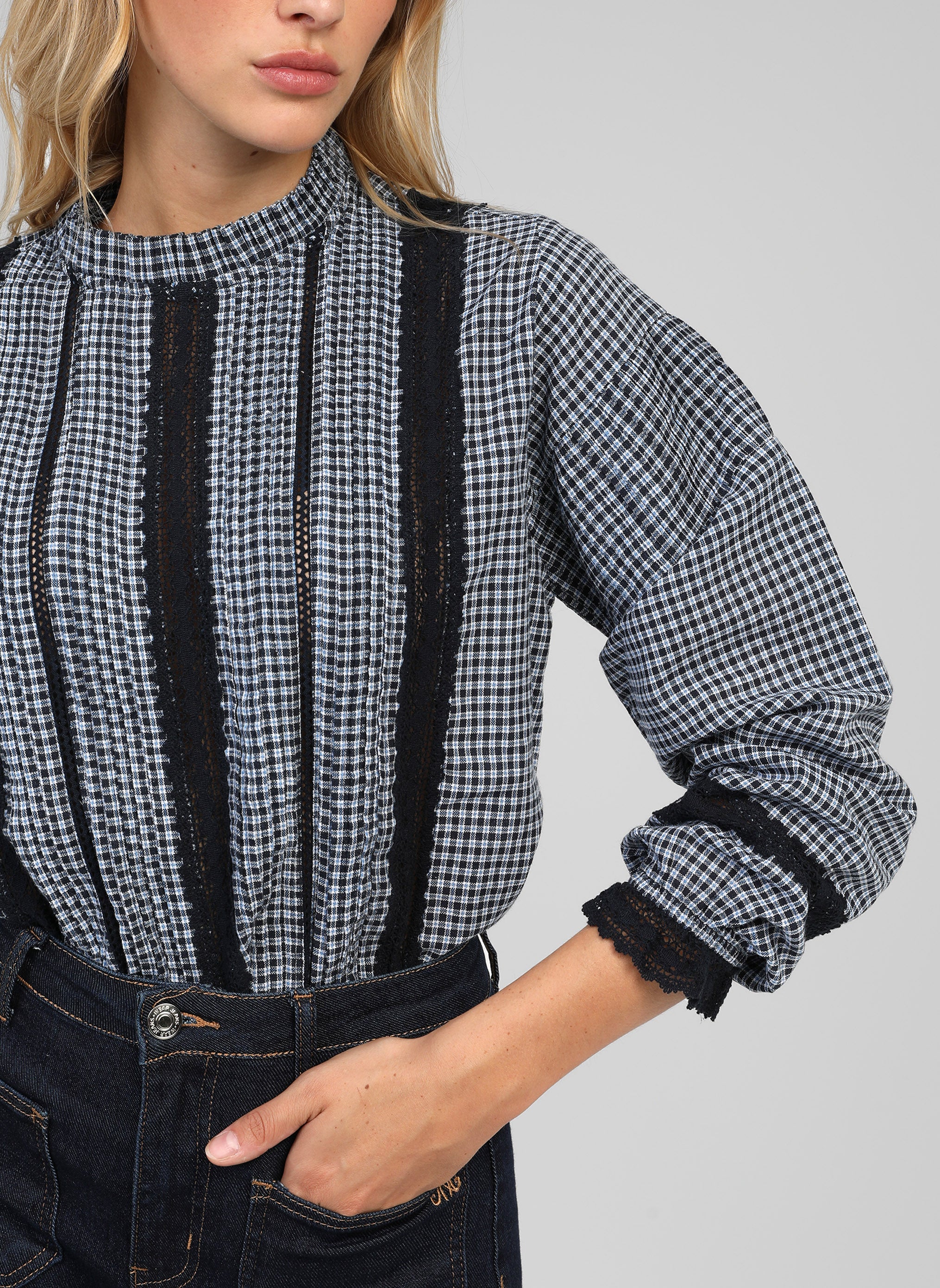 BLOUSE SAMINAY carreaux