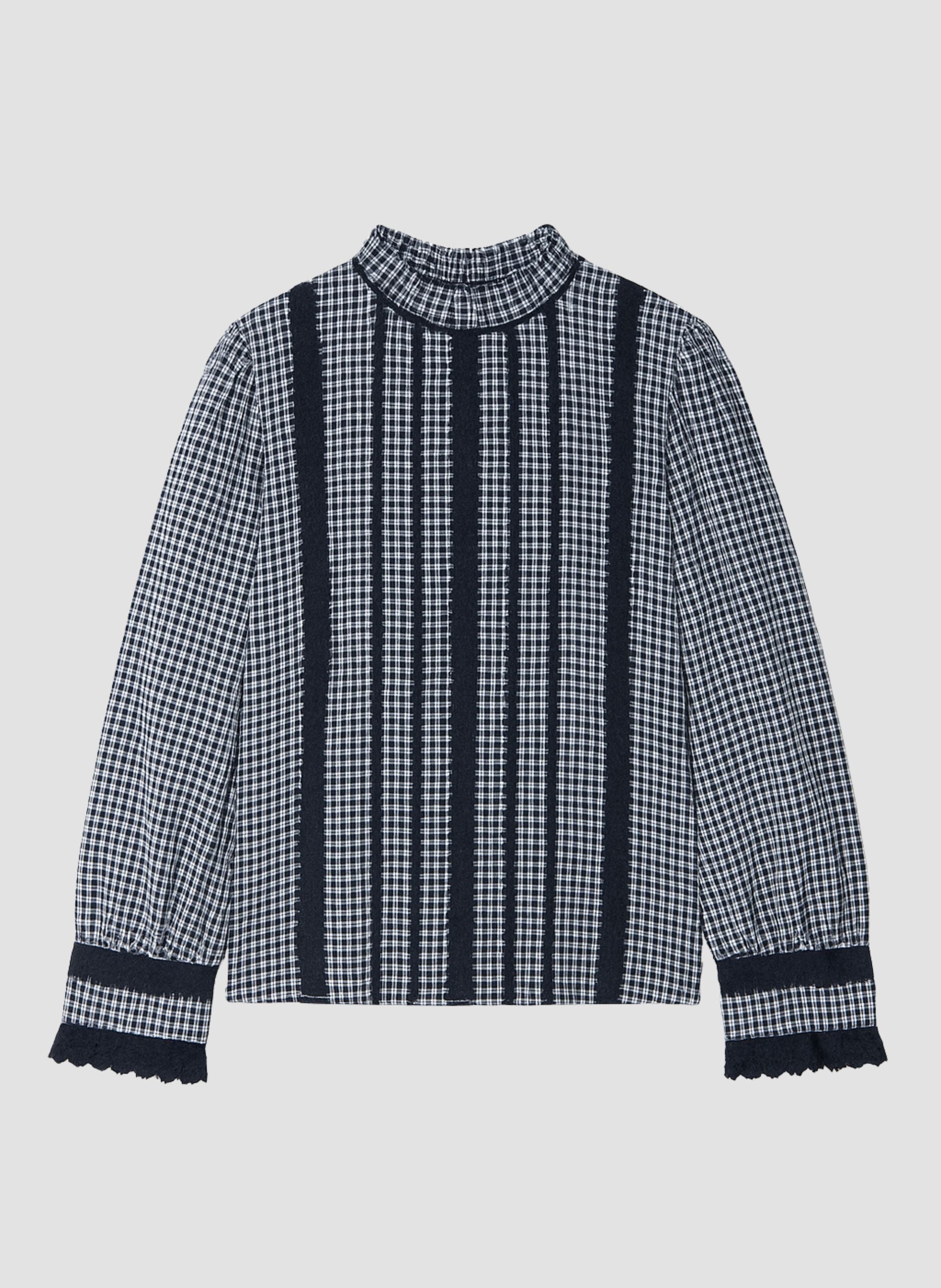 BLOUSE SAMINAY carreaux
