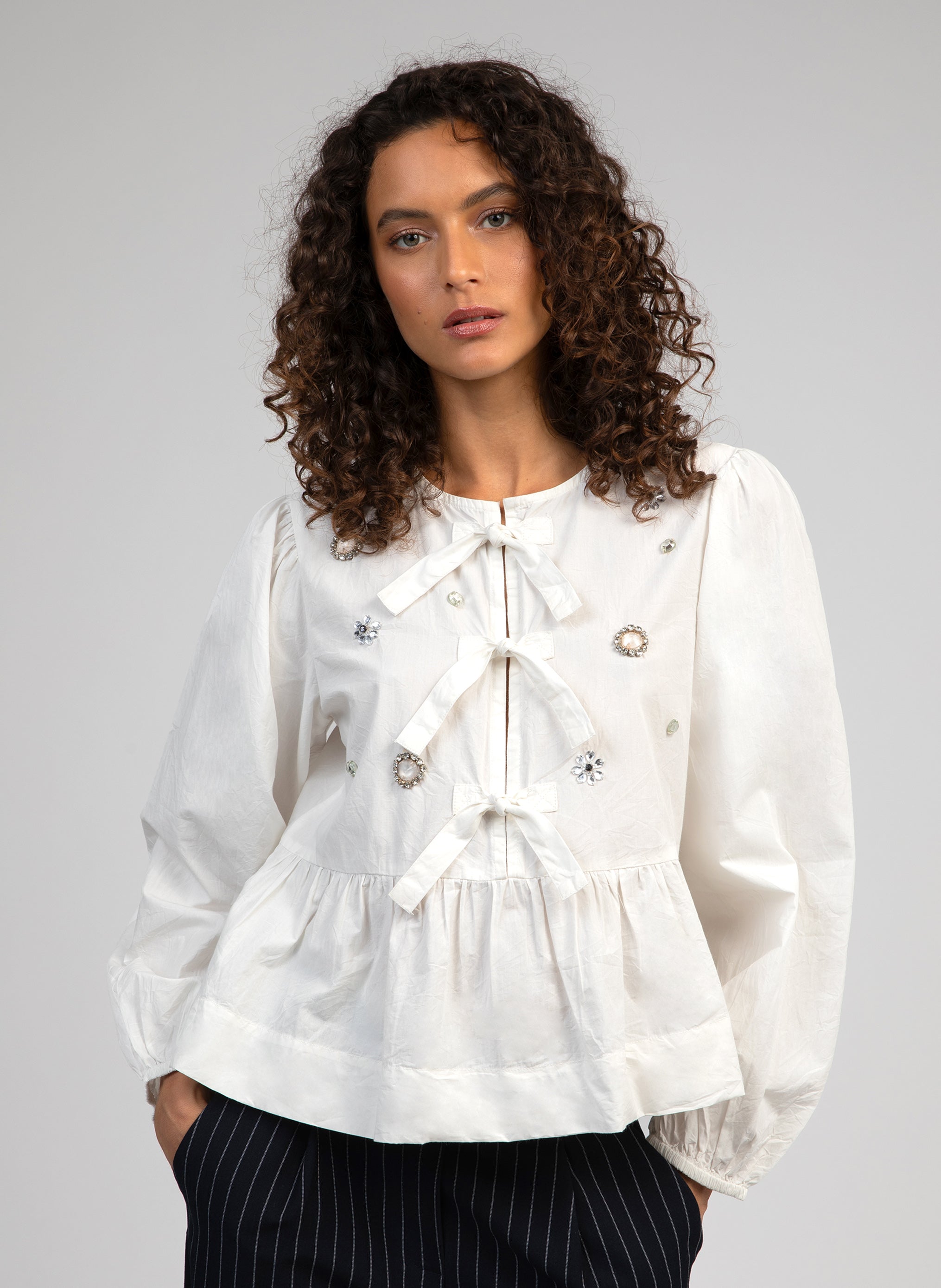 BLOUSE SANTA blanc