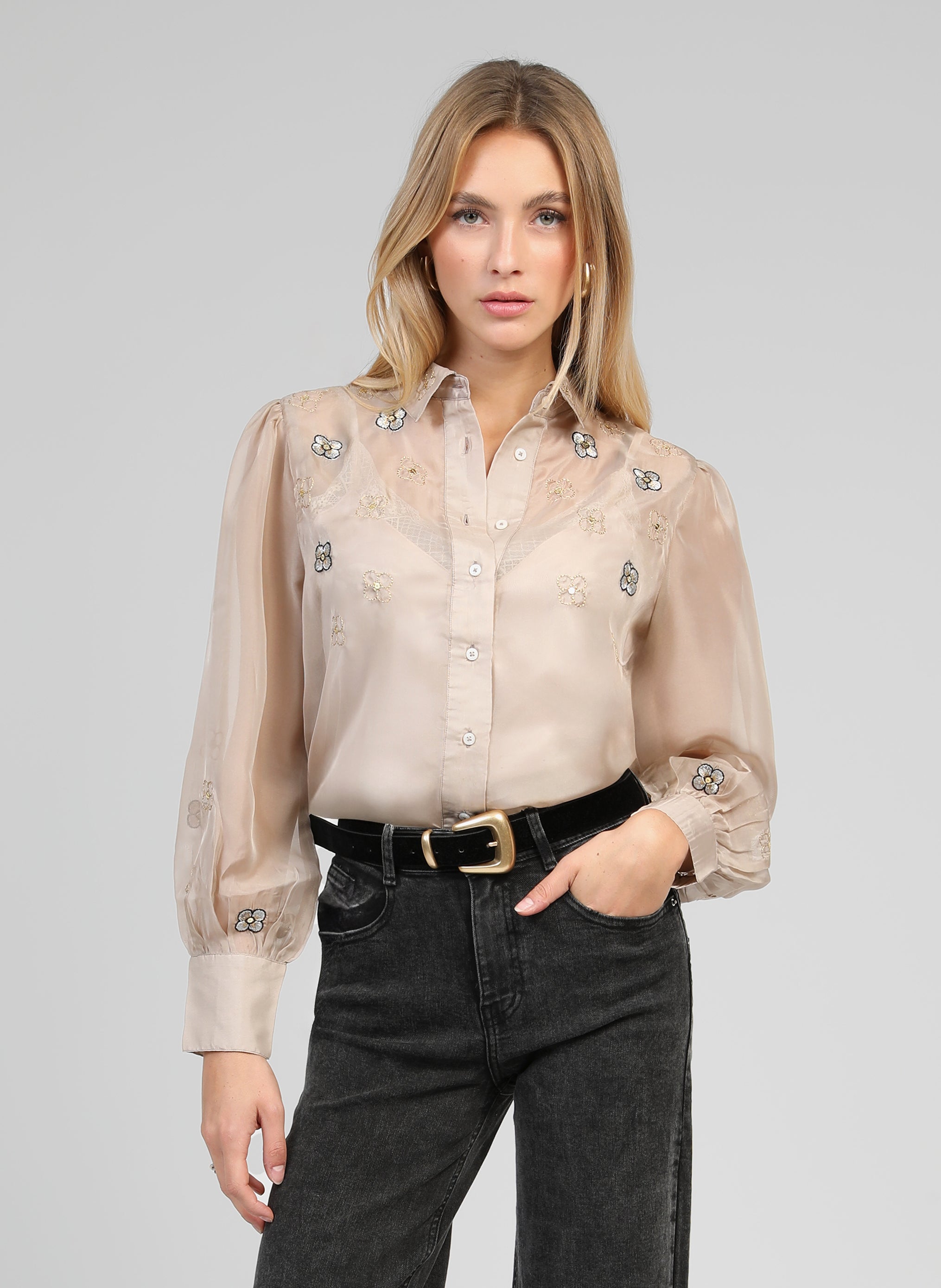 CHEMISE SANTONA taupe