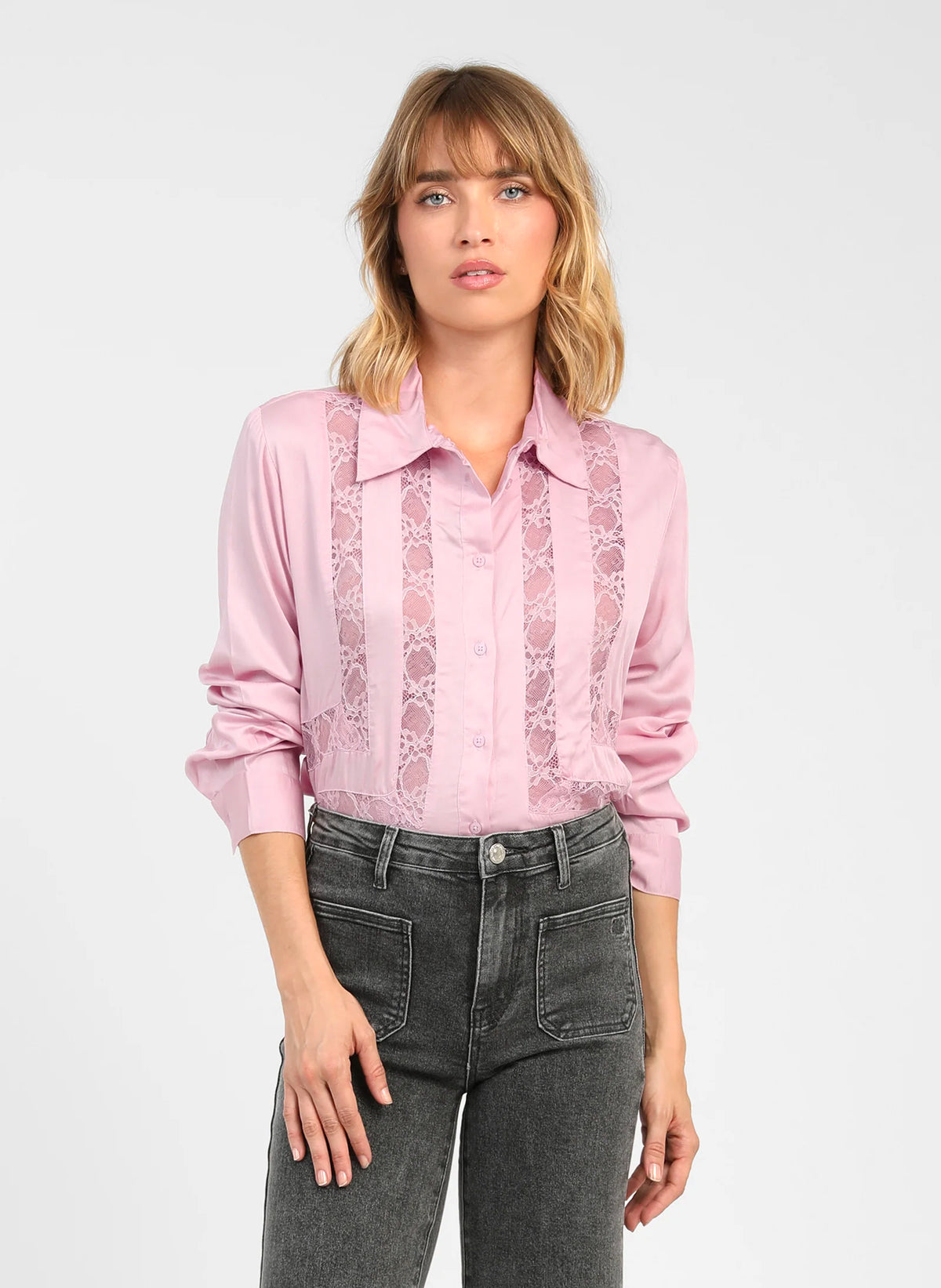 CHEMISE SARLA rose