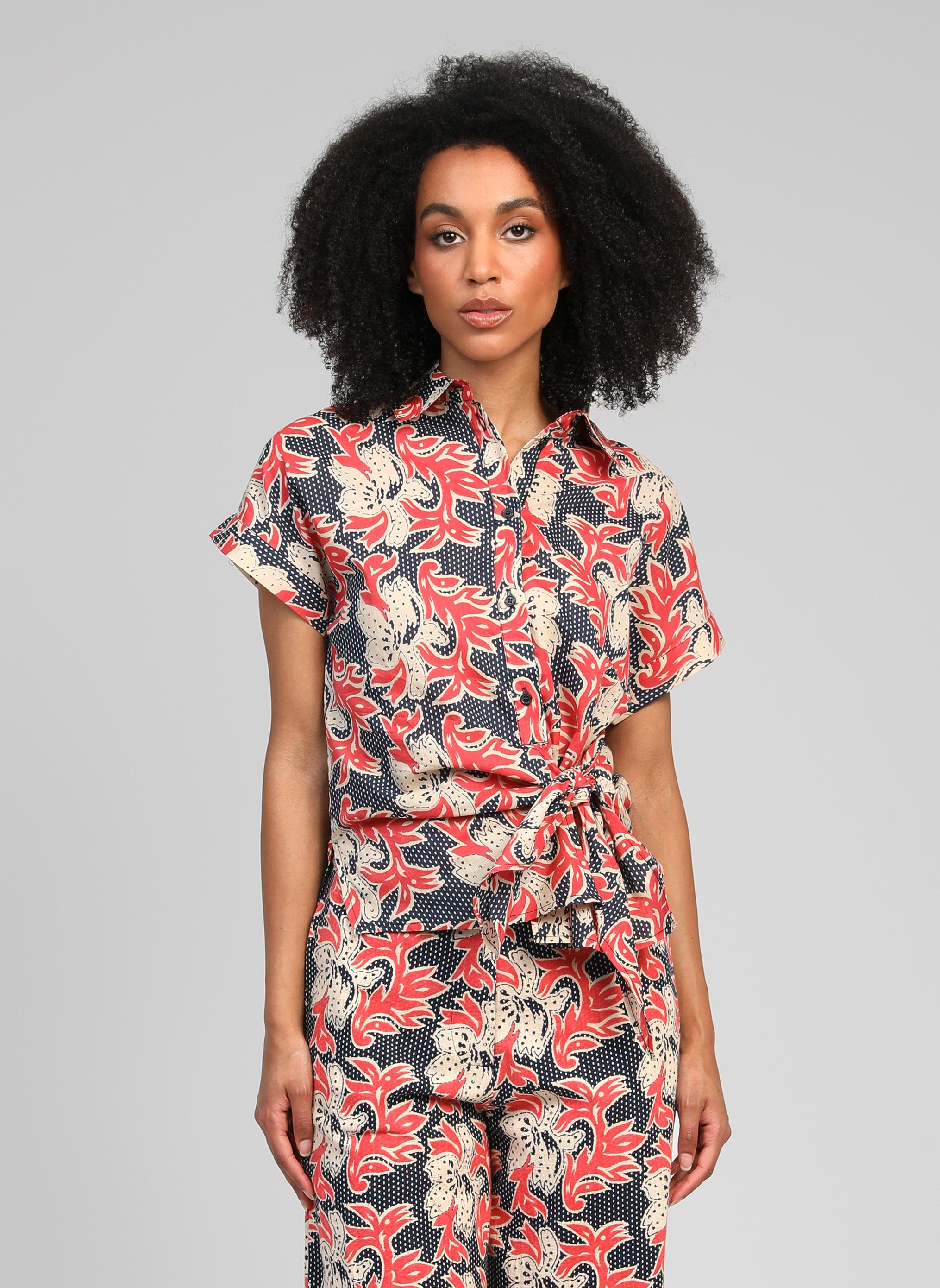 CHEMISE SEBELA kelia bleu