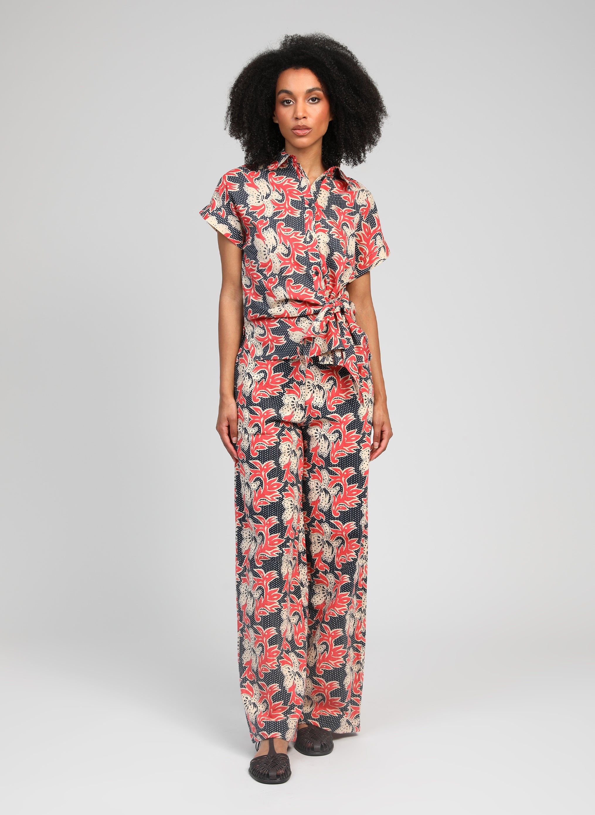 CHEMISE SEBELA kelia bleu