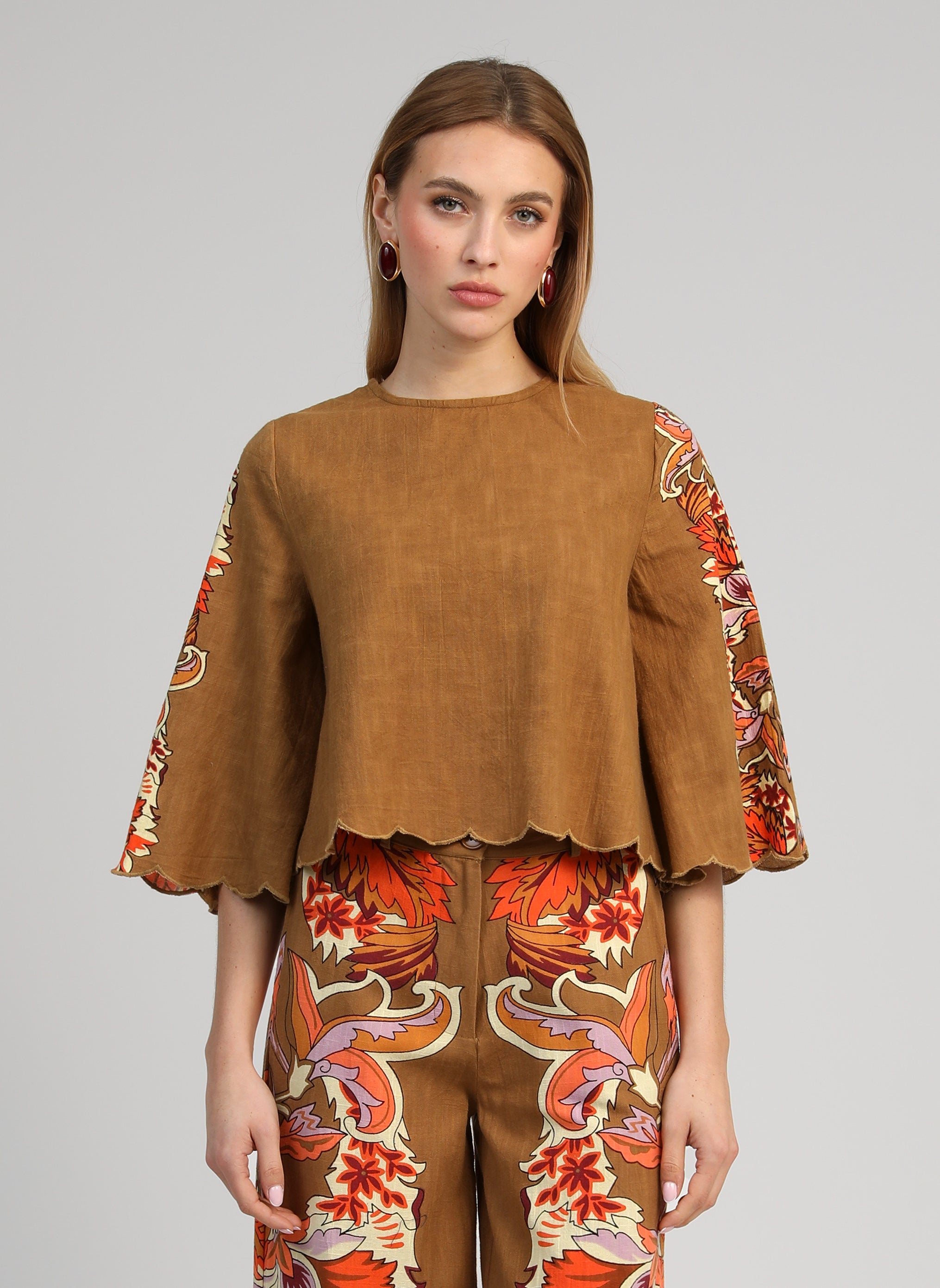 BLOUSE SEBY pachama olive