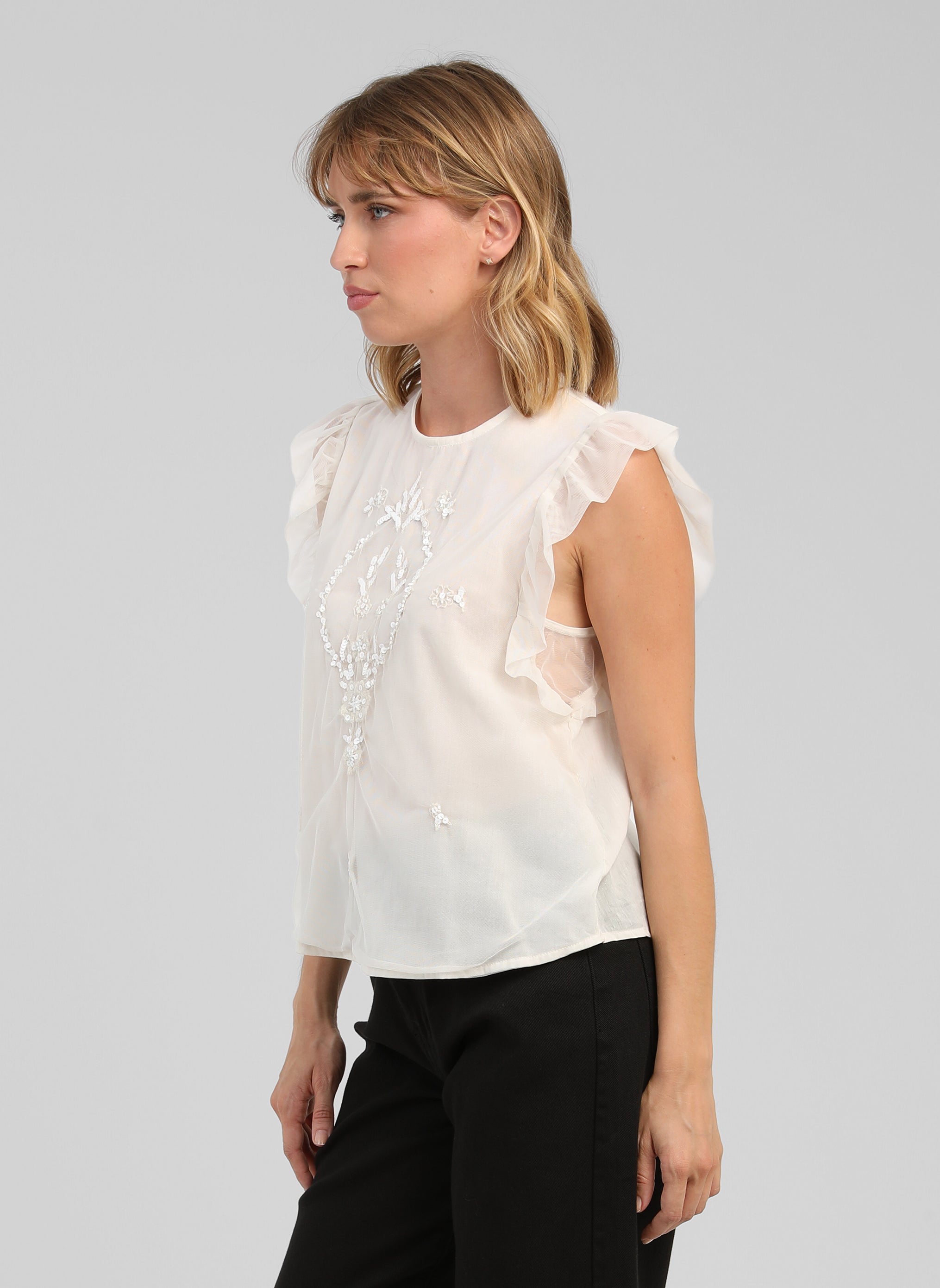 BLOUSE SELMANA ecru