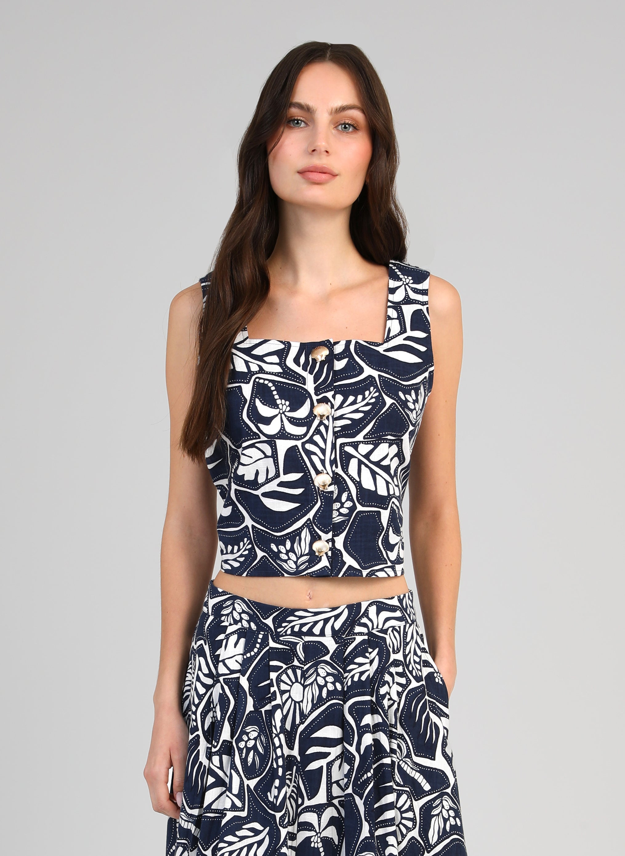 DEBARDEUR SHALEA palouka bleu