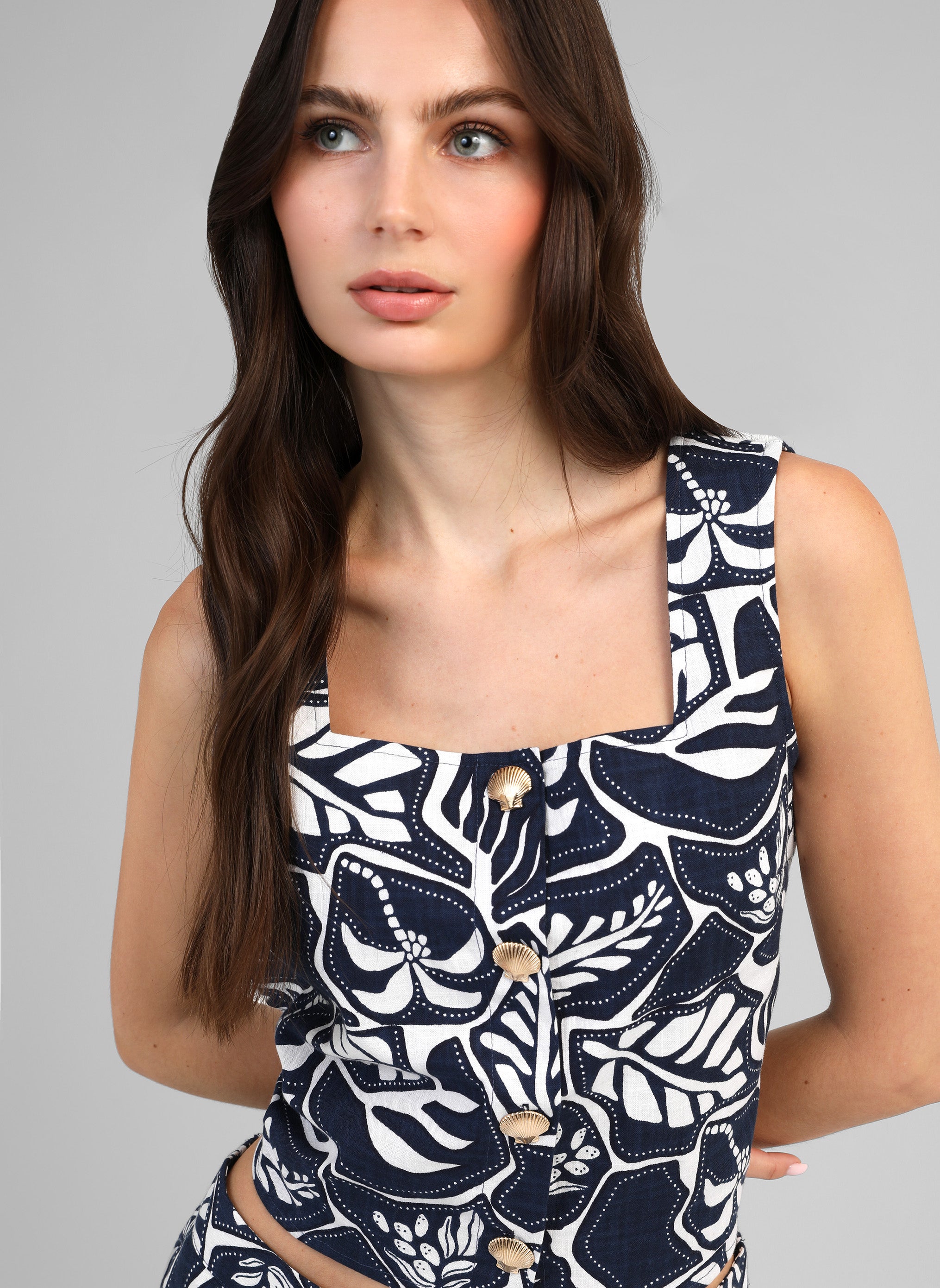 DEBARDEUR SHALEA palouka bleu