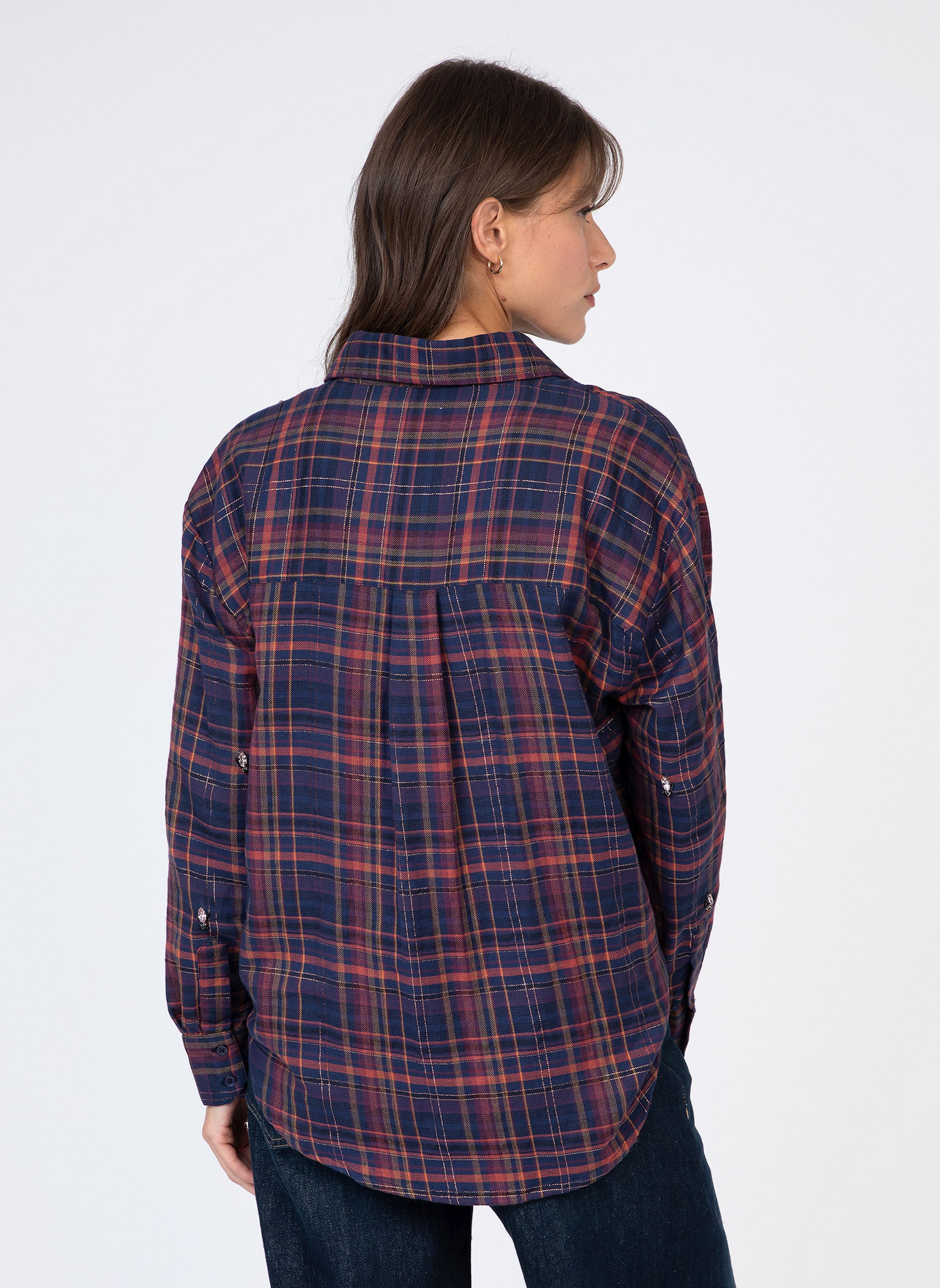 CHEMISE SHALI marine