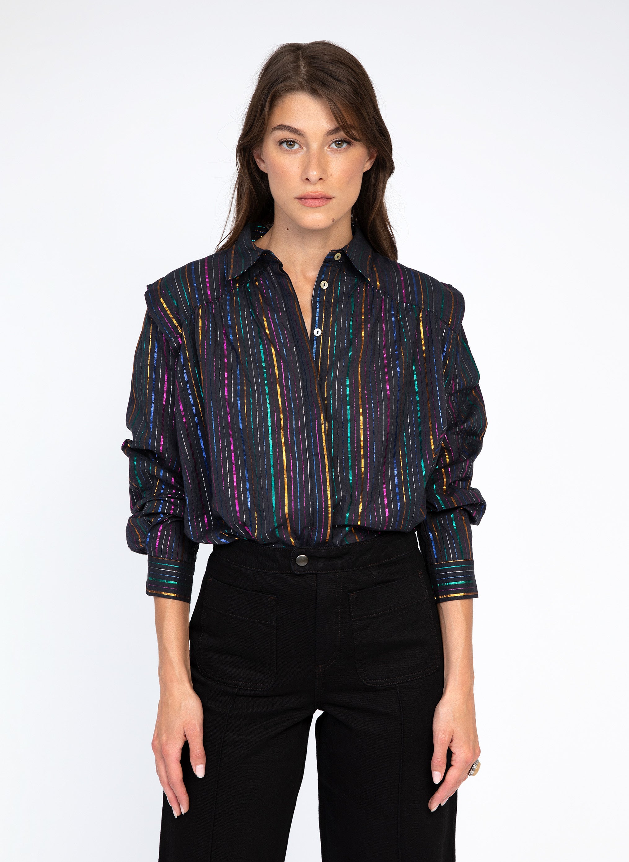 CHEMISE SHALOW noir