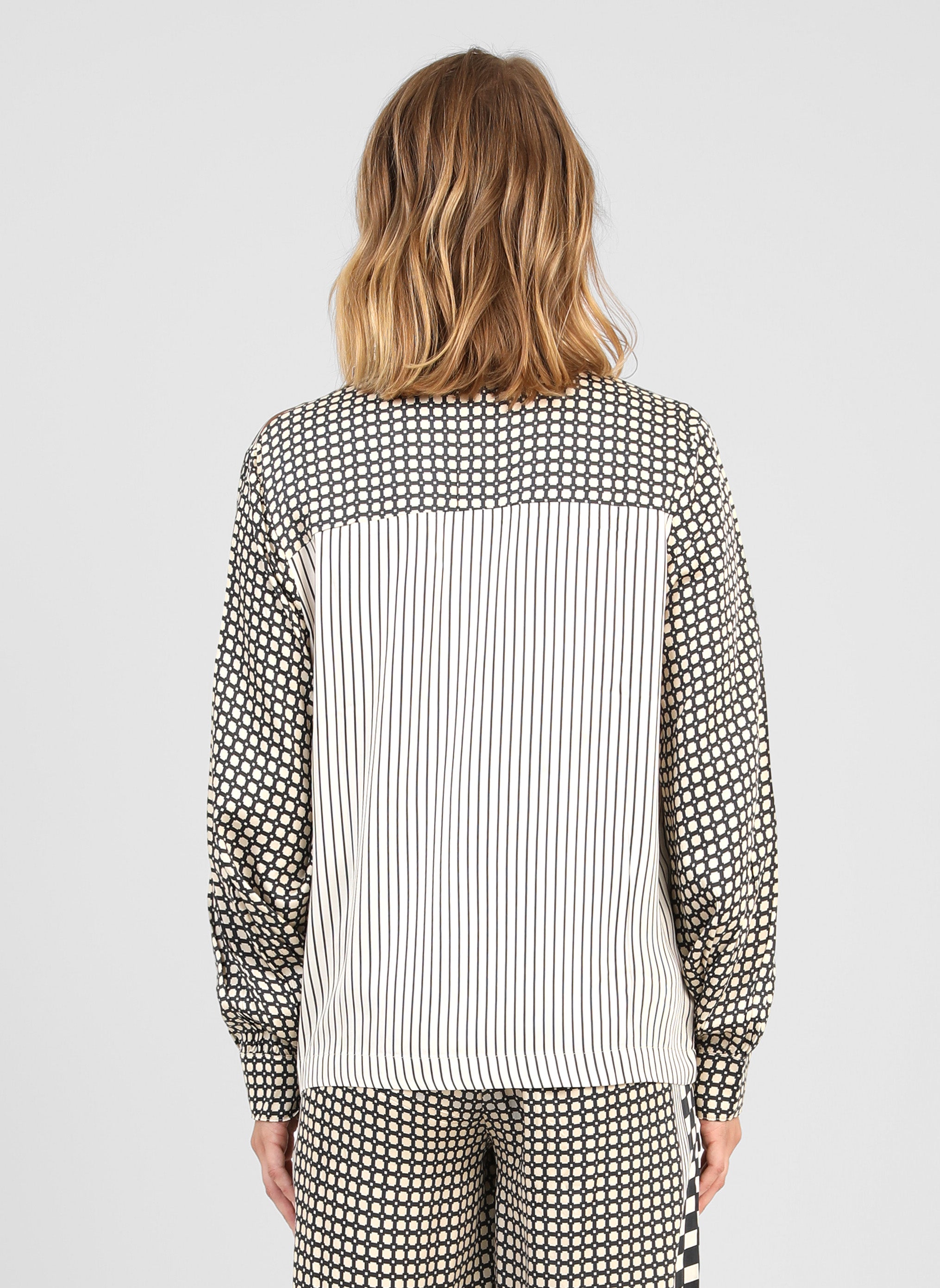 CHEMISE SHANONIE graphilo ecru