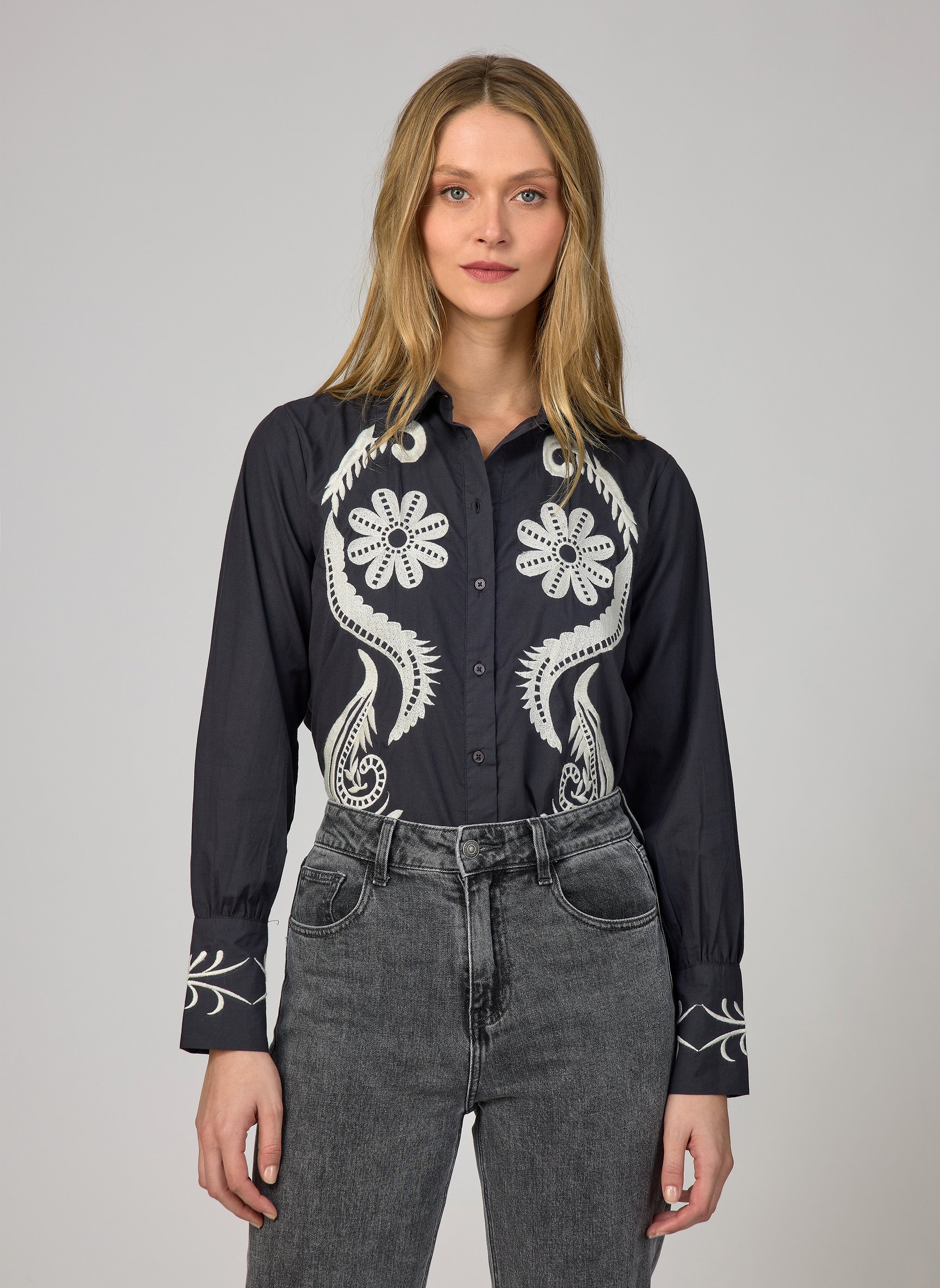 CHEMISE SIDNELA noir