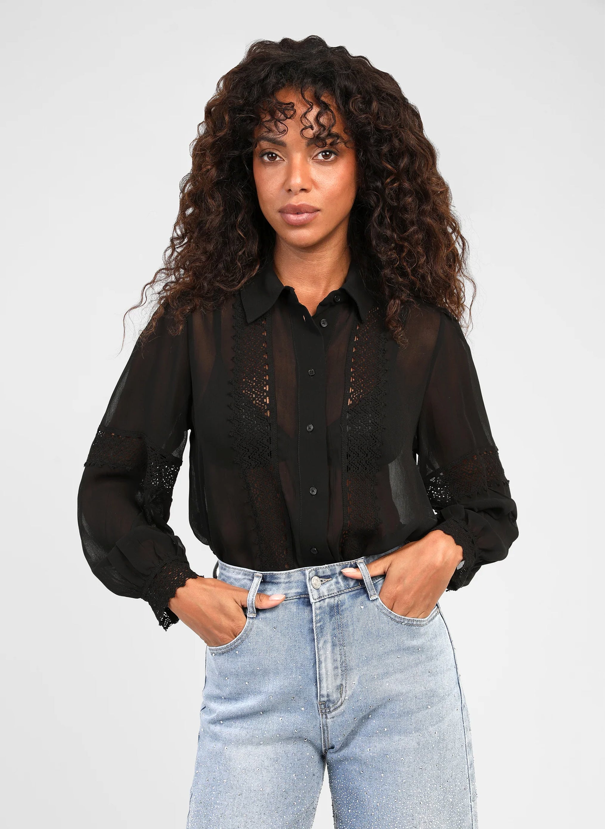 CHEMISE SIDONY noir