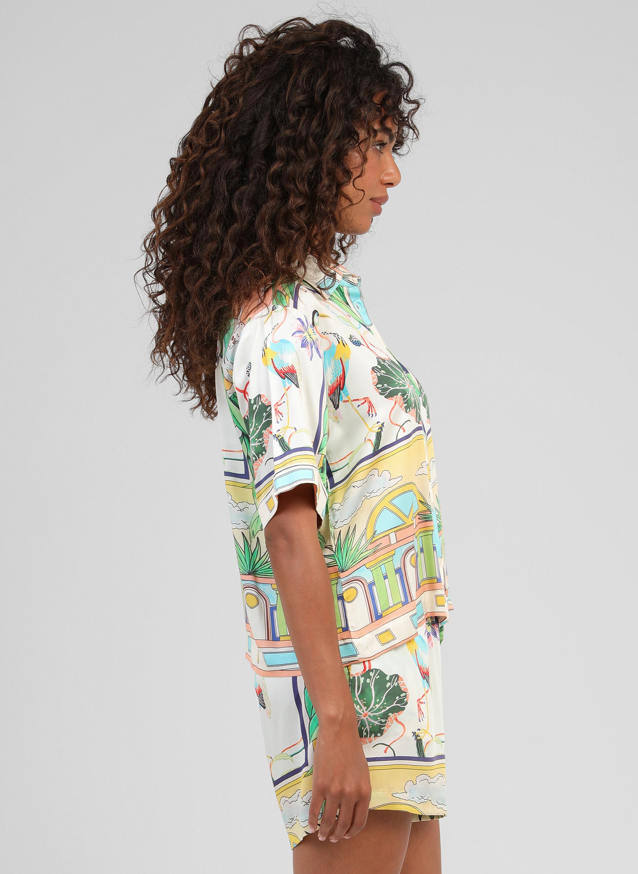 CHEMISE SILVALY naturalia ciel