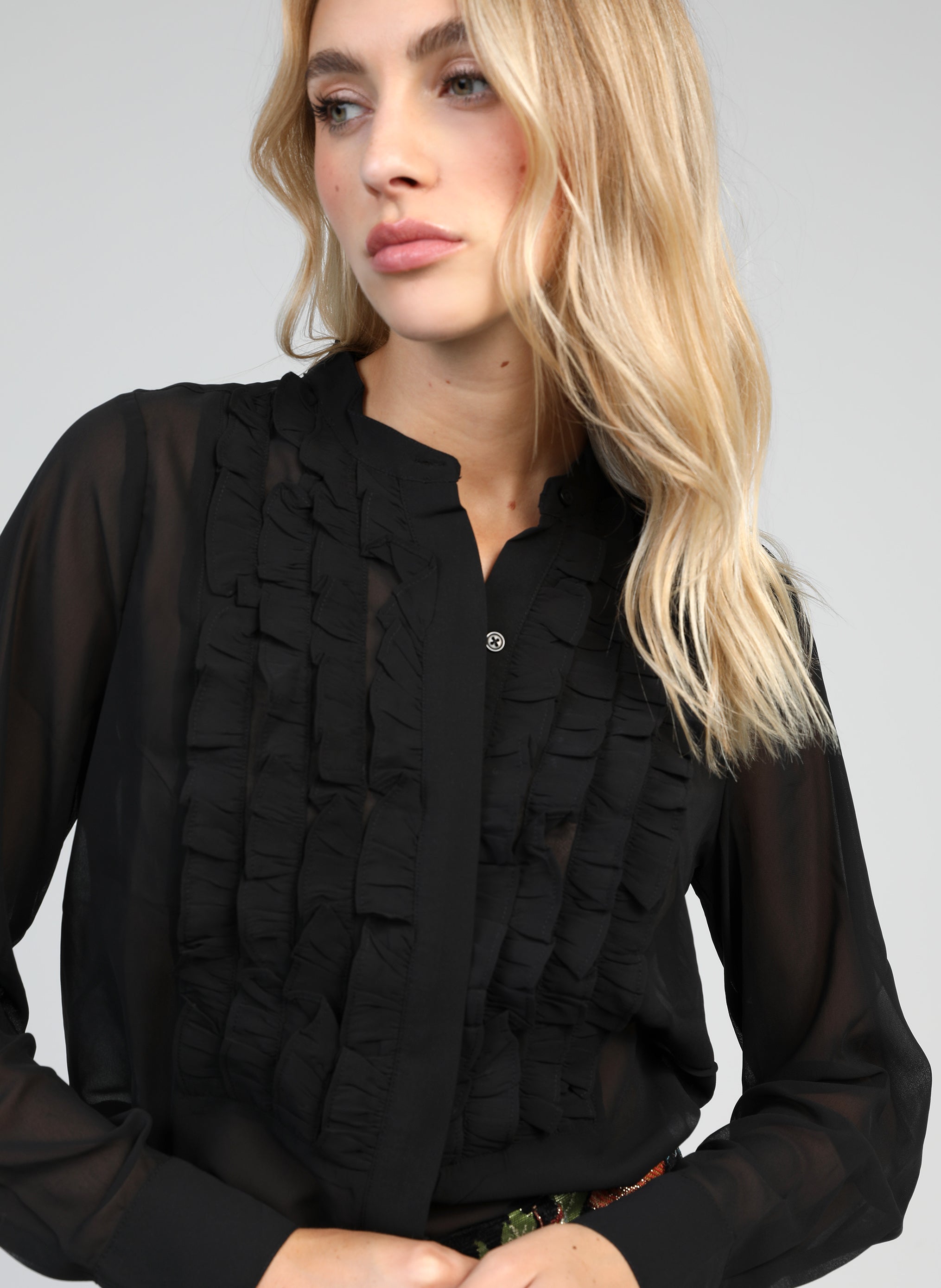 SINOUVA BLOUSE black