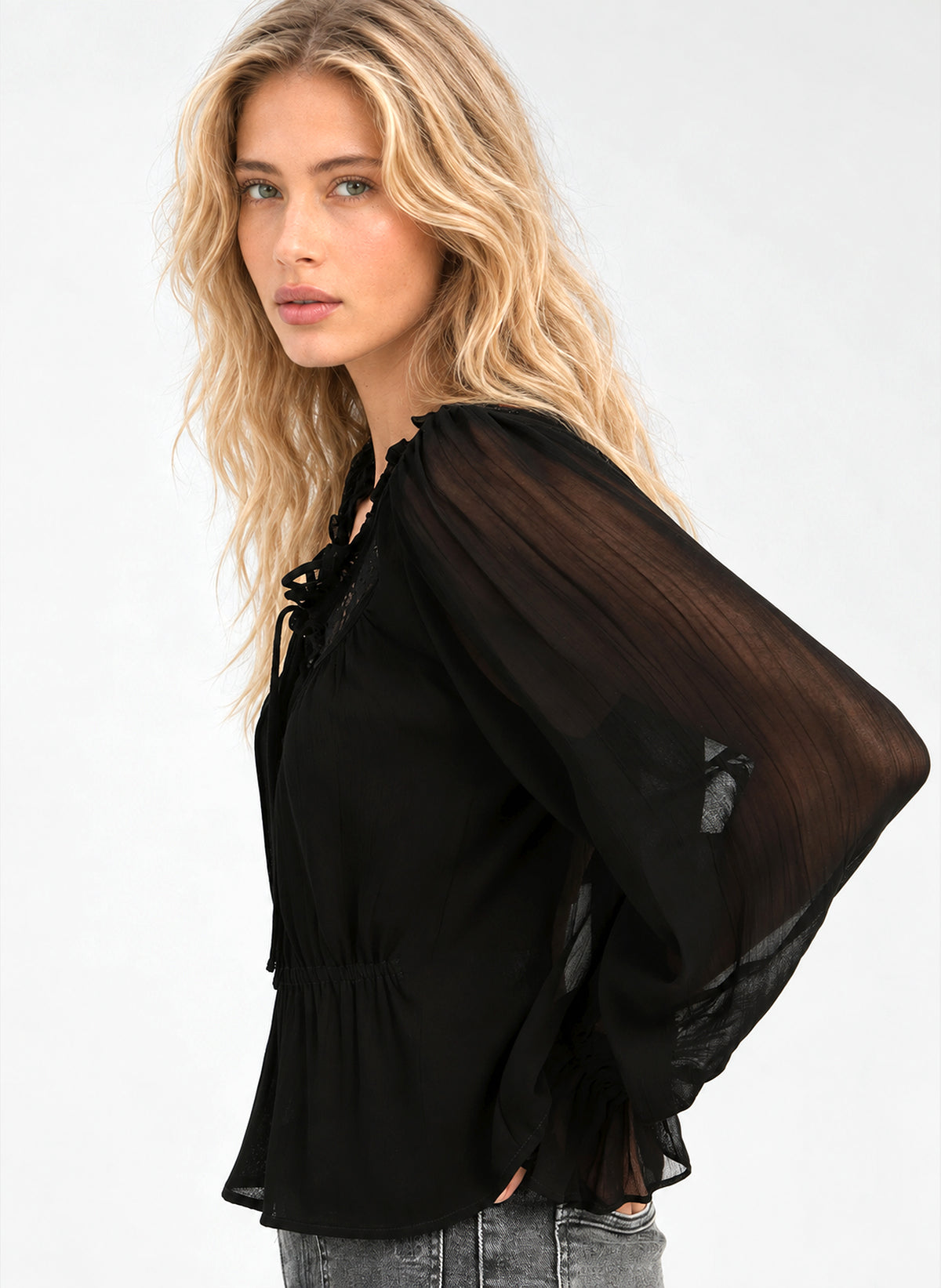 BLOUSE SIONA noir