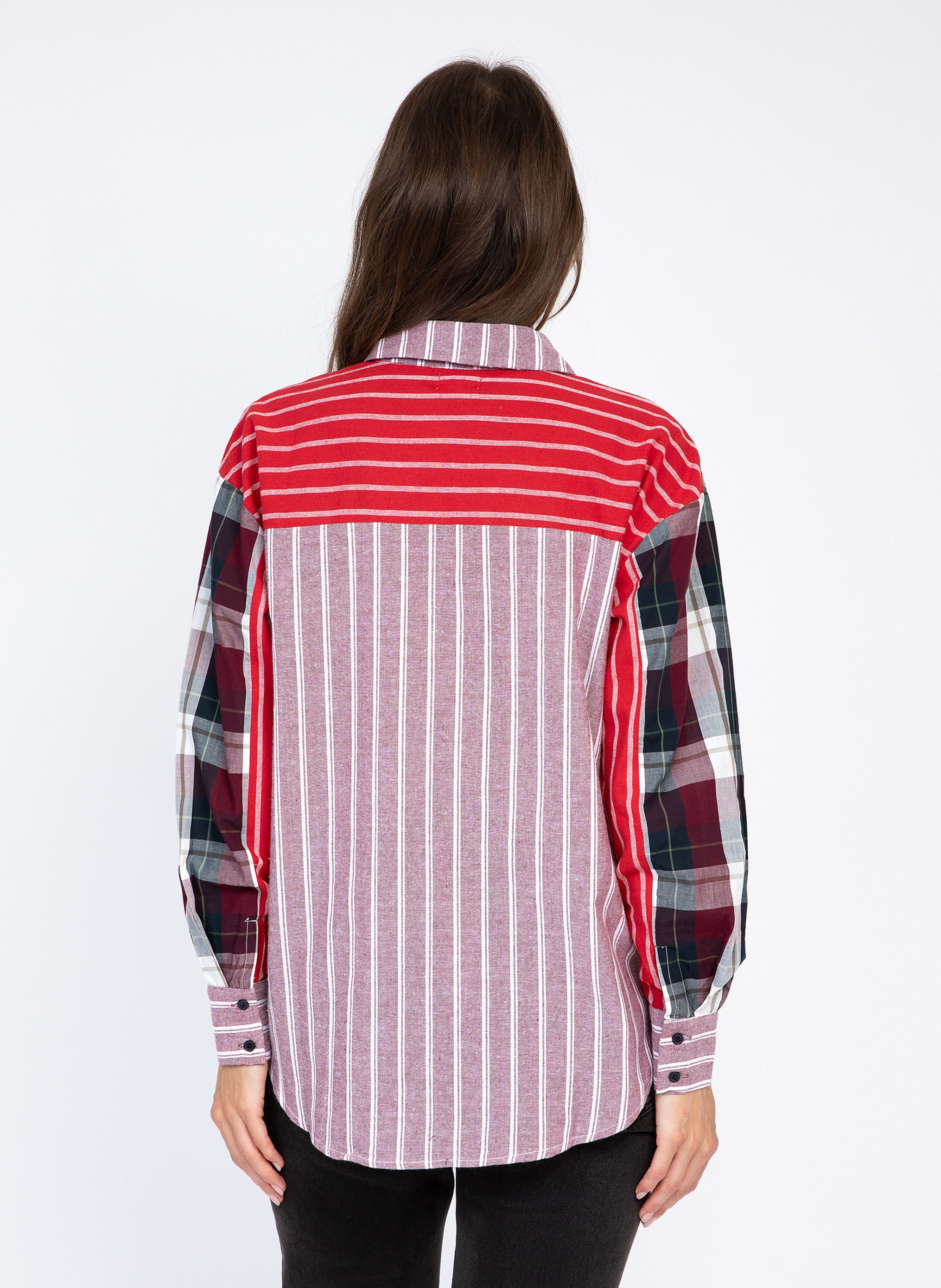 CHEMISE SISSYNA grenat